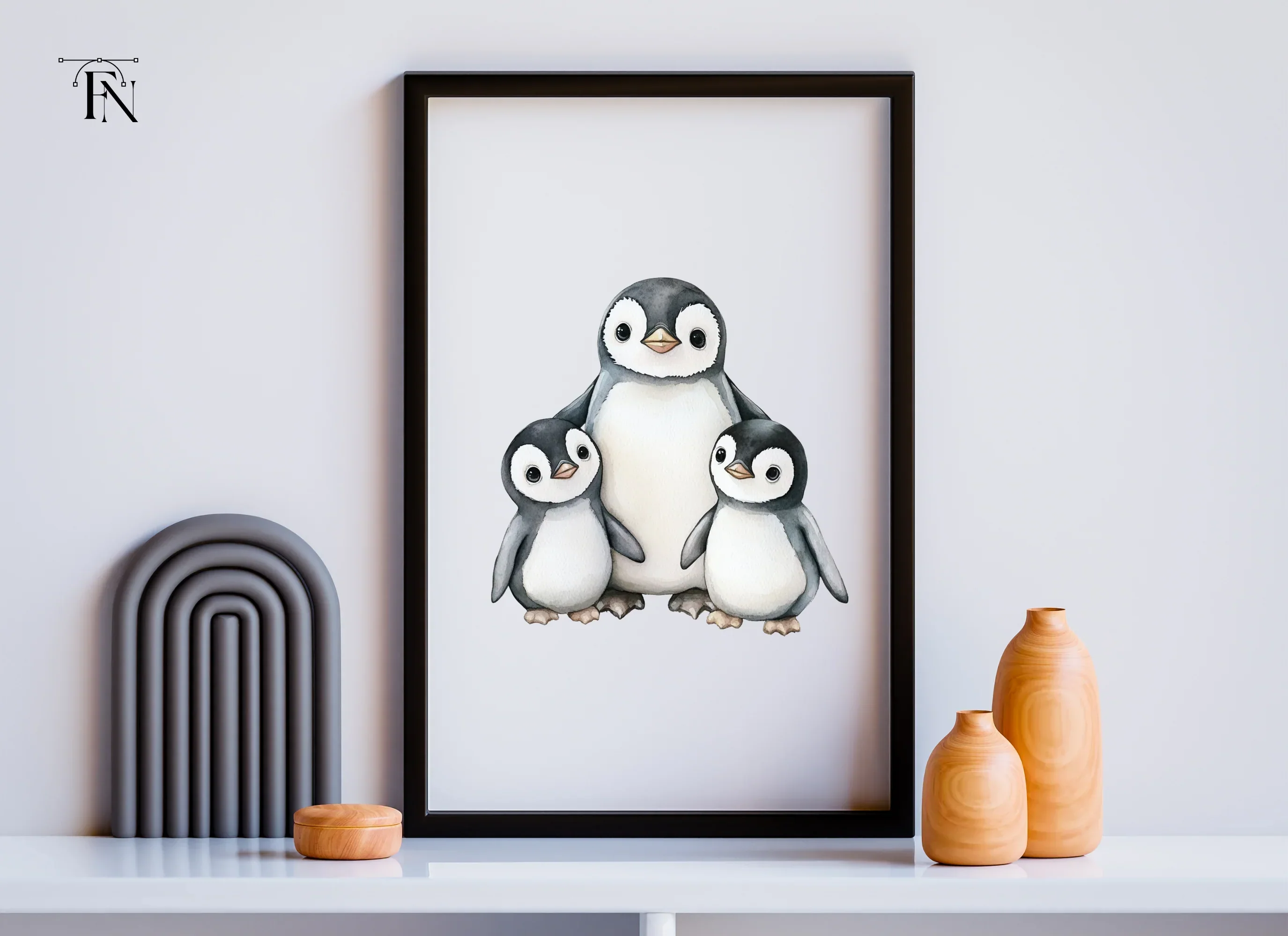 Charming Baby Penguin Clipart Bundle - Image 6