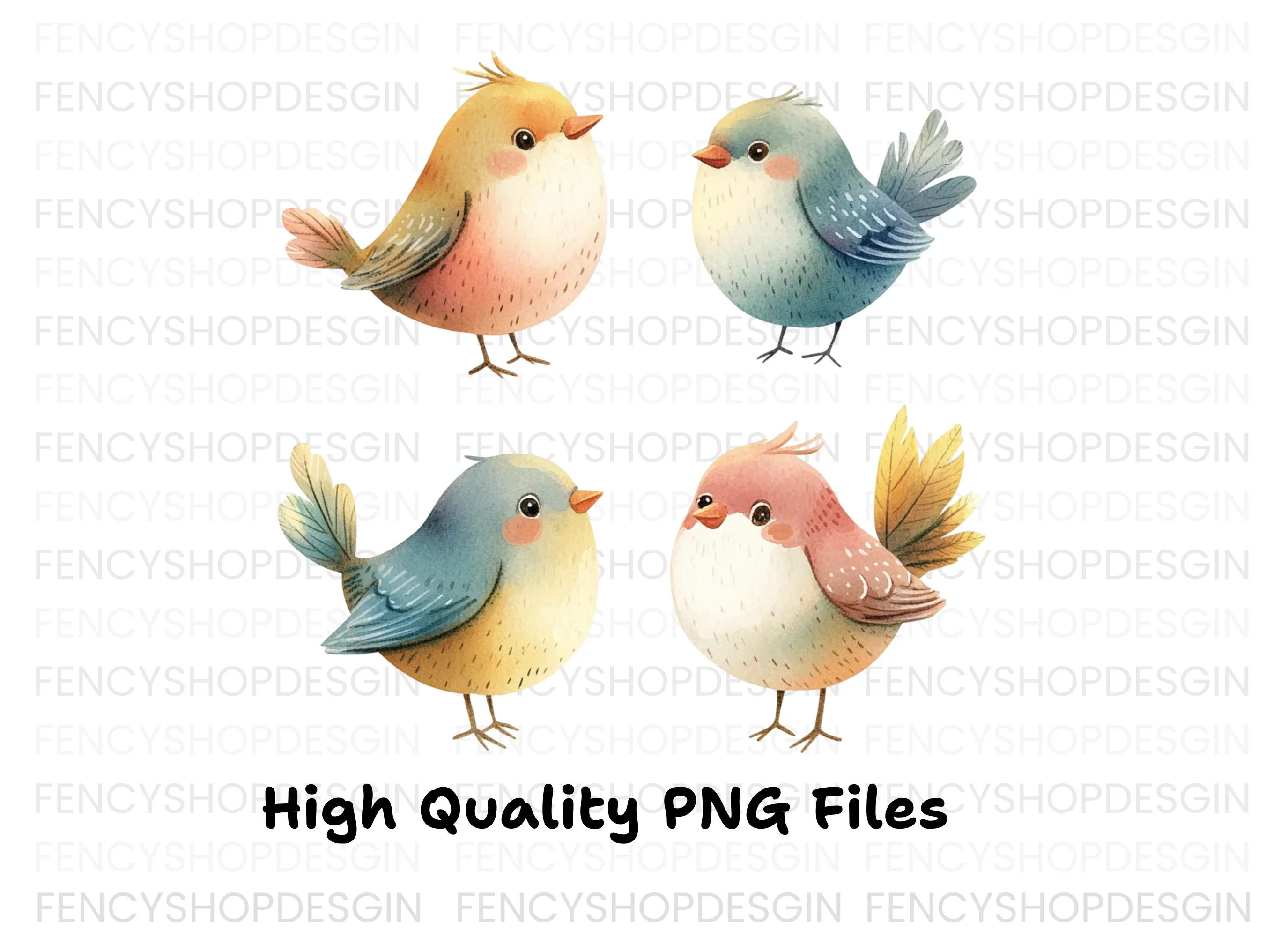 Charming Bird Clipart Bundle - Image 2