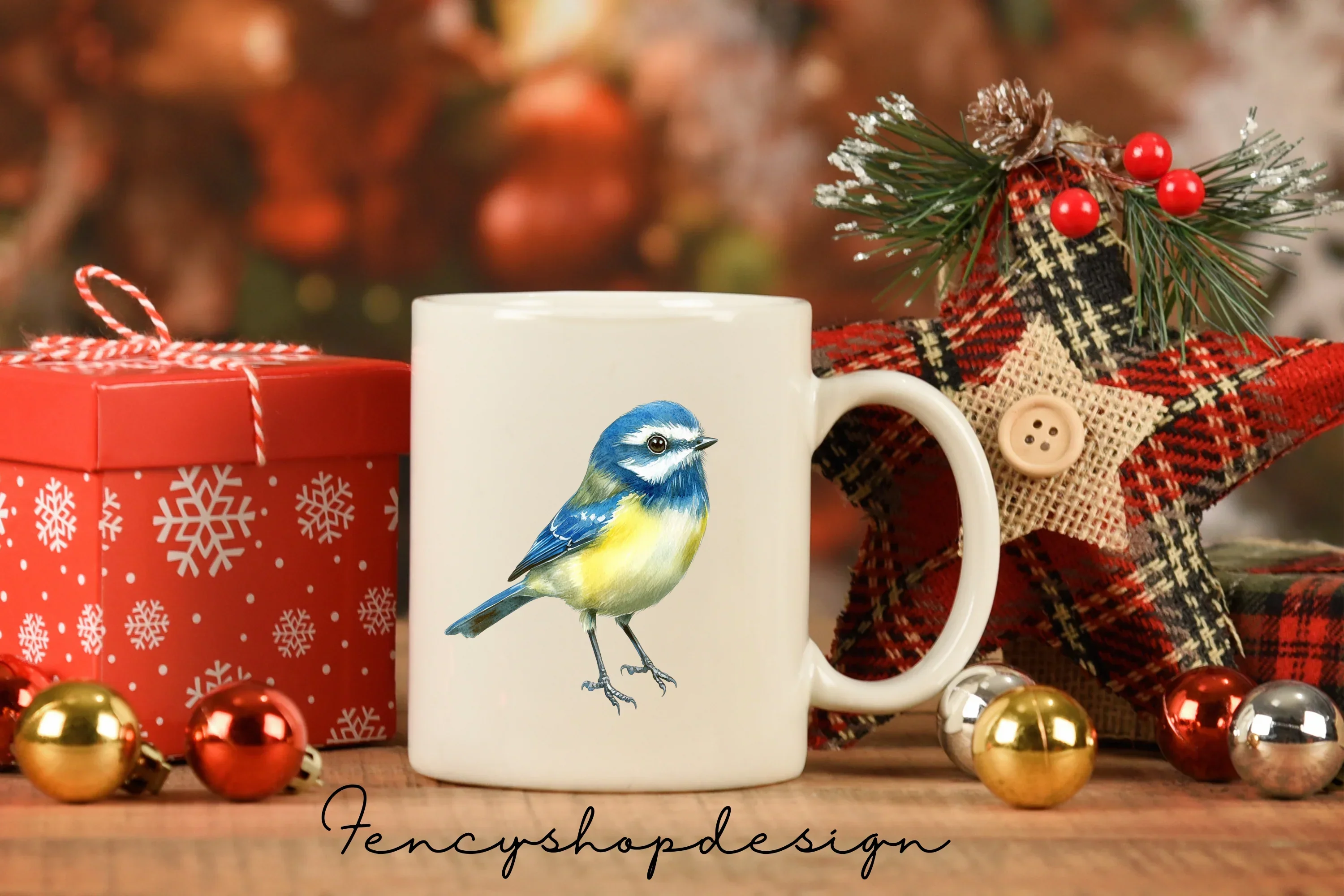 Charming Blue Tit Bird Clipart Bundle - Image 3