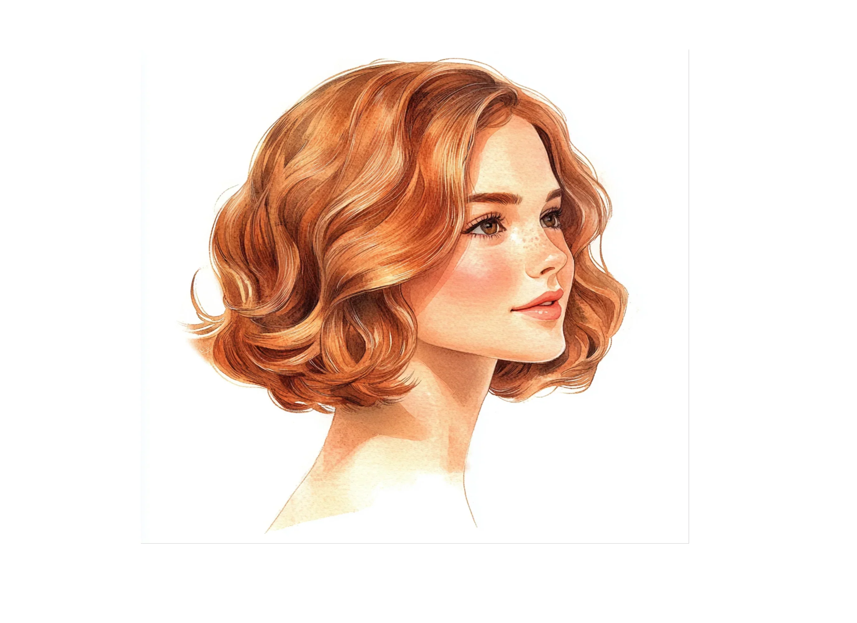 Charming Bob Haircut Clipart Bundle - Image 3