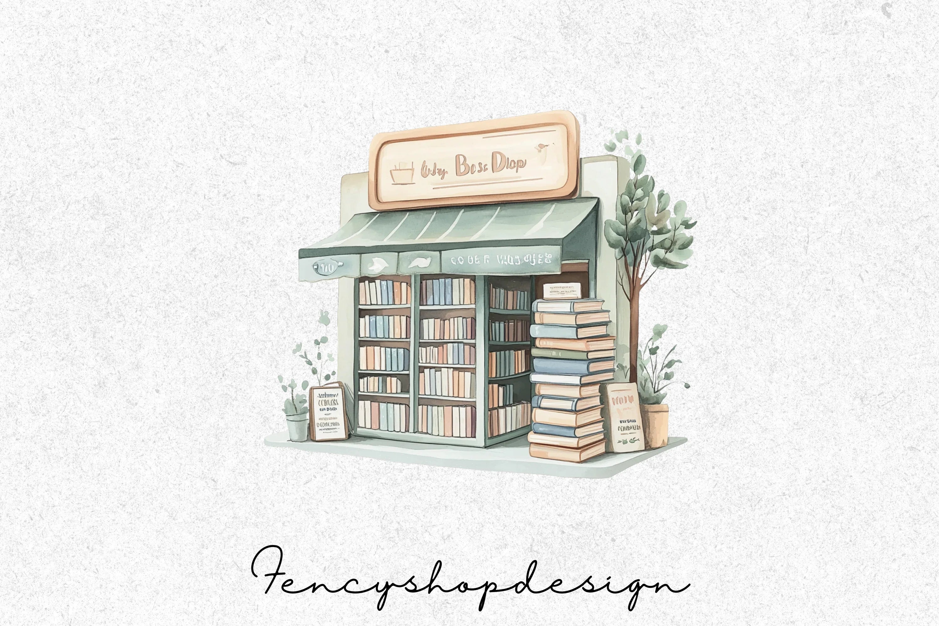 Charming Boutique Shop Clipart Bundle - Image 4