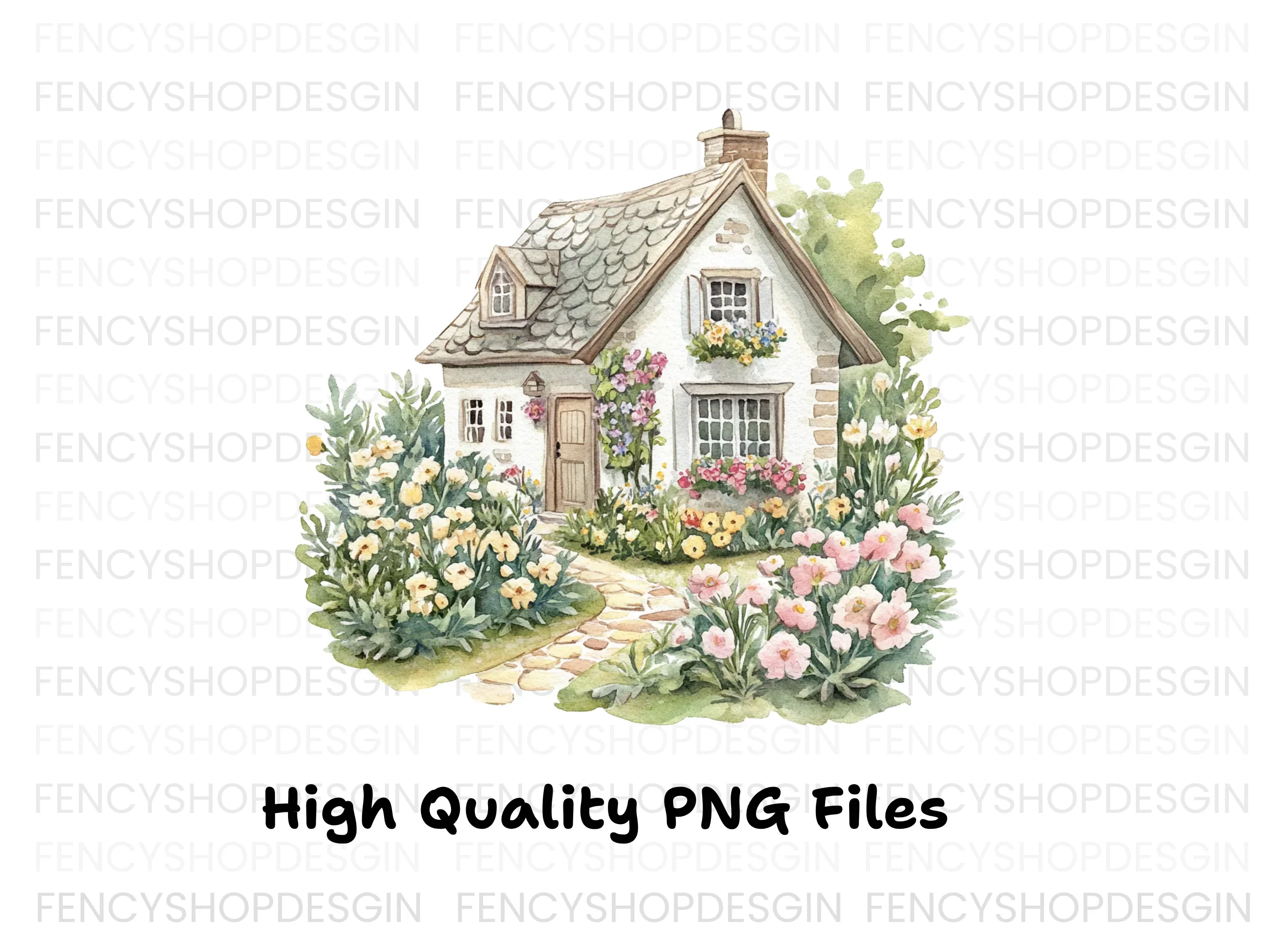 Charming Cottage Clipart Bundle - Image 2