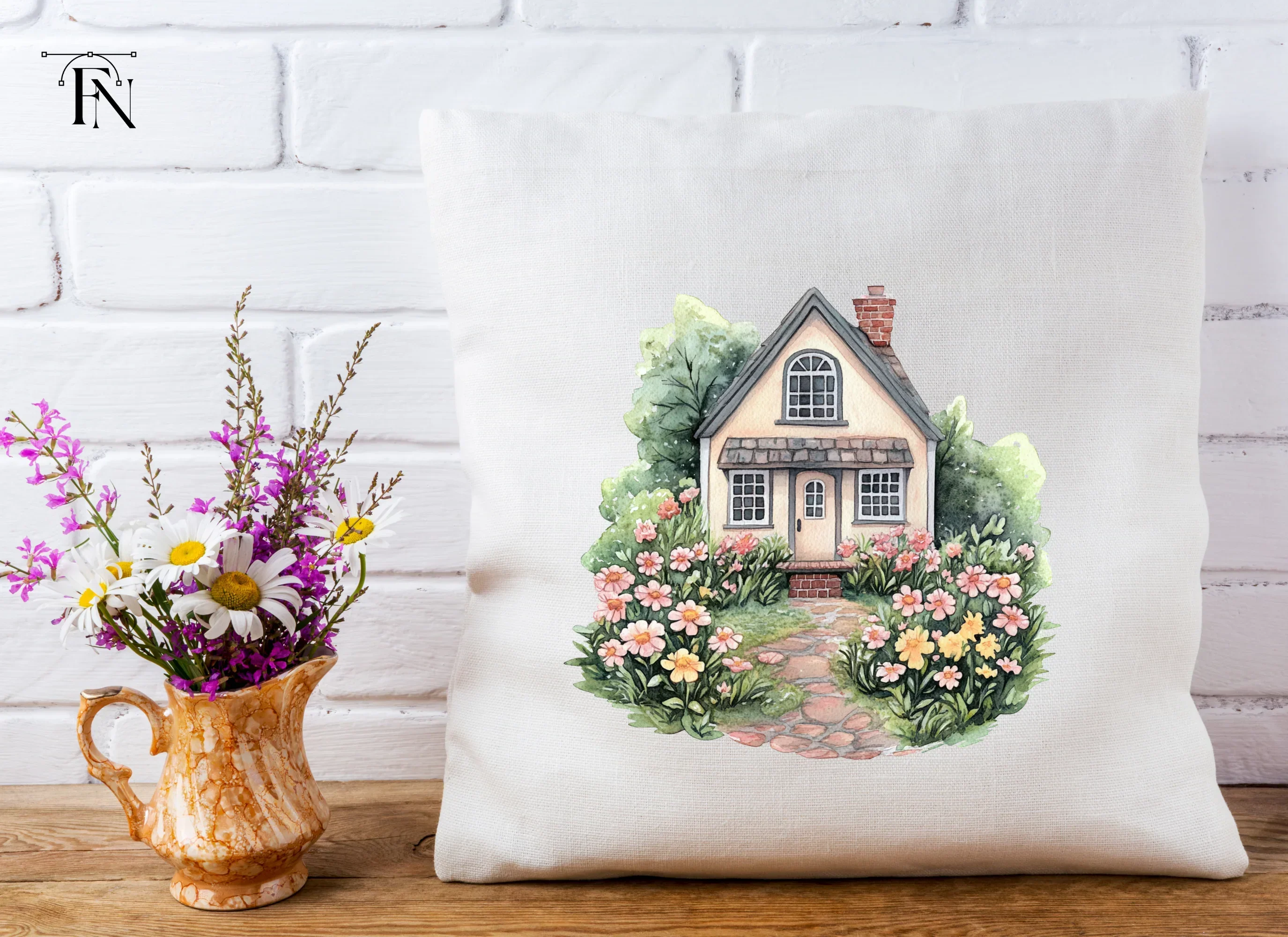 Charming Cottage Clipart Bundle - Image 5