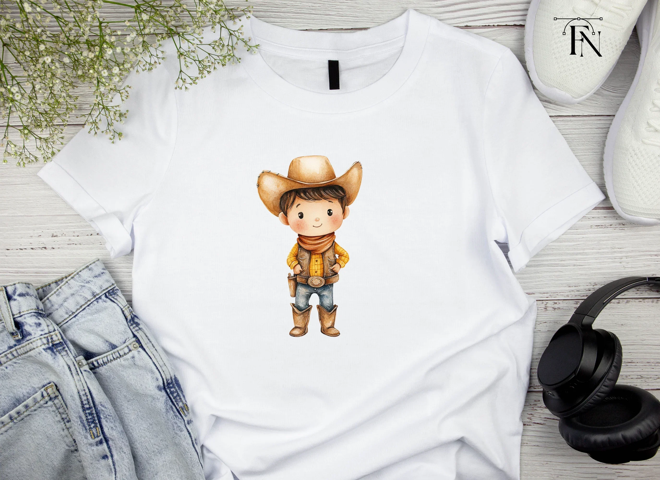 Charming Cowboy Clipart Bundle - Image 4