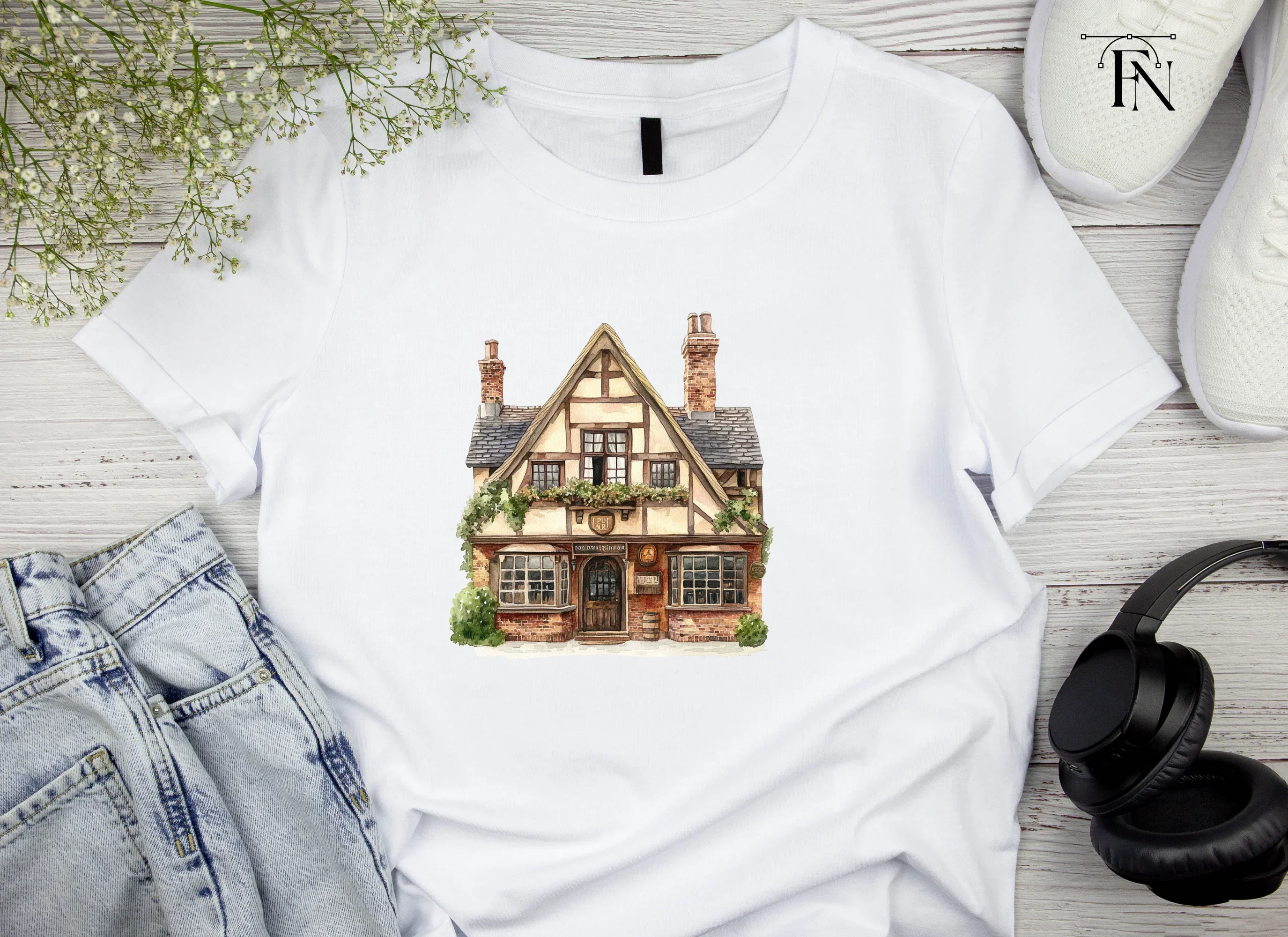 Charming English Cottage Clipart Bundle - Image 5