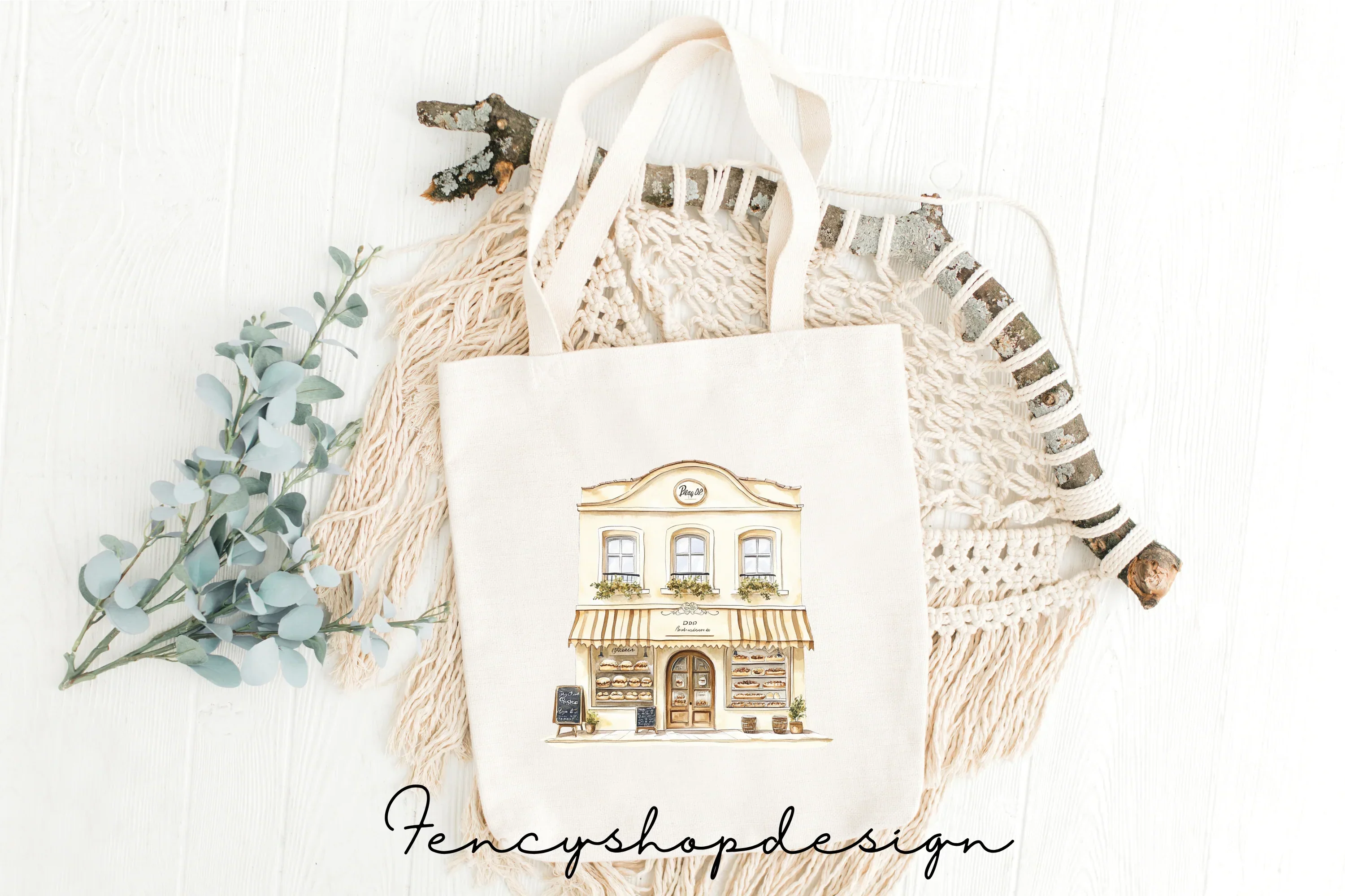 Charming European Shop Building Clipart Bundle - Image 8