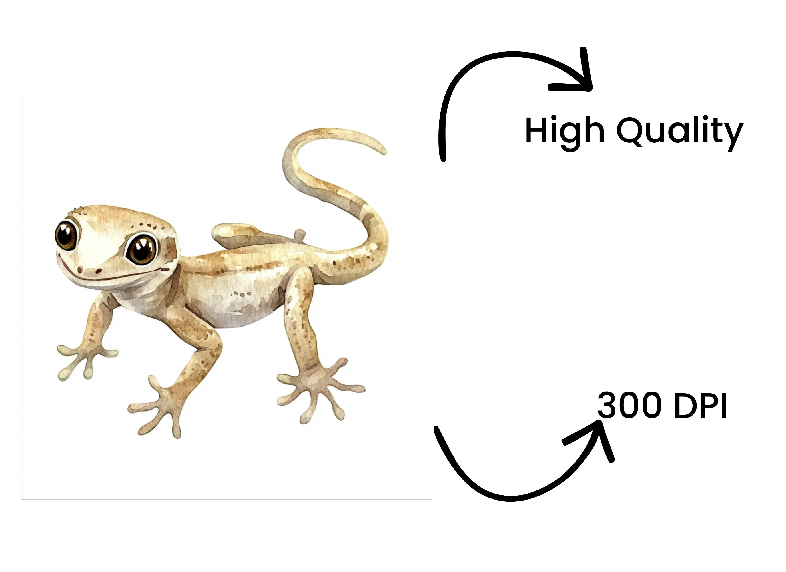 Charming Gecko Clipart Bundle - Image 4