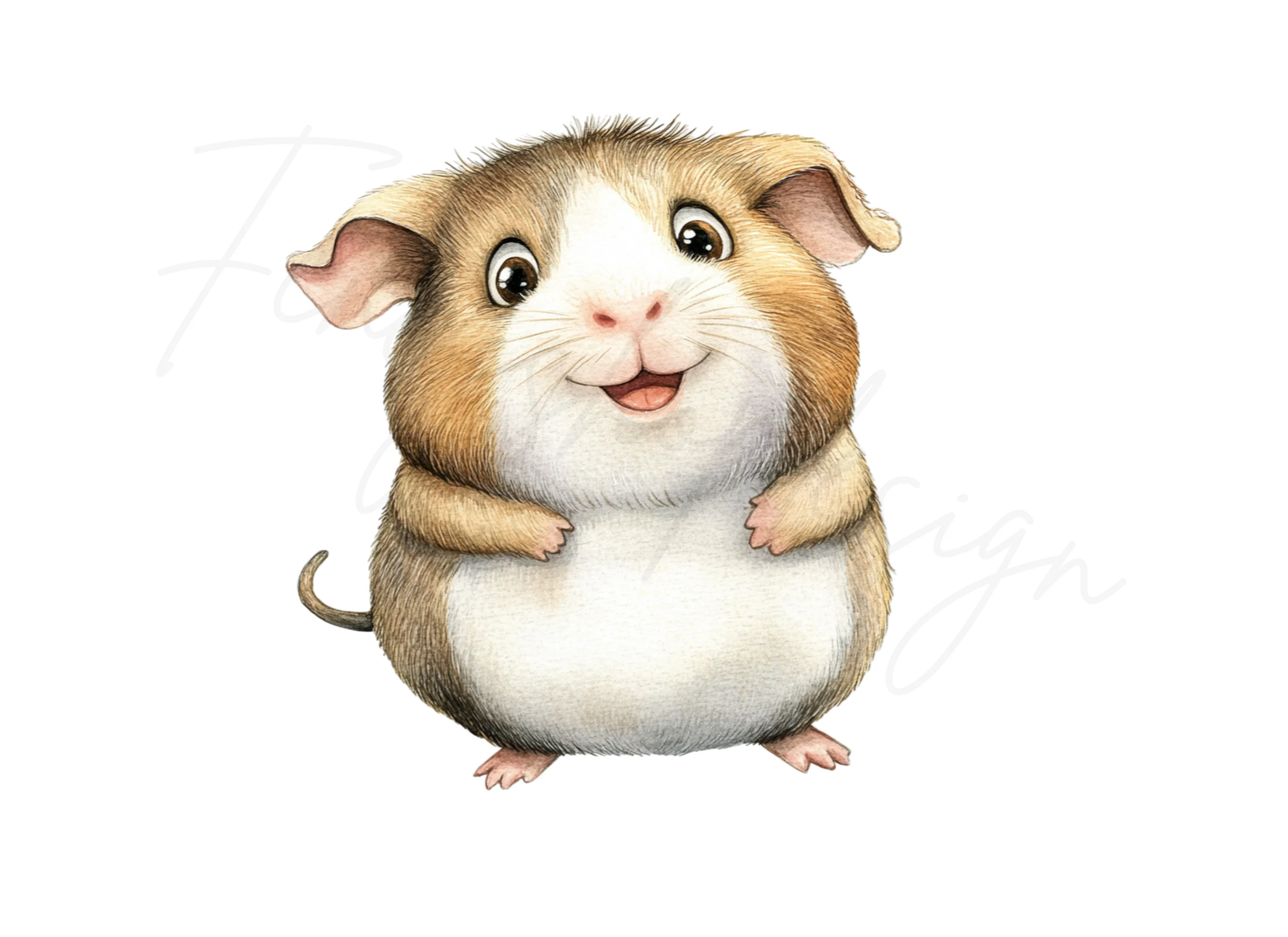 Charming Guinea Pig Clipart Bundle - Image 3