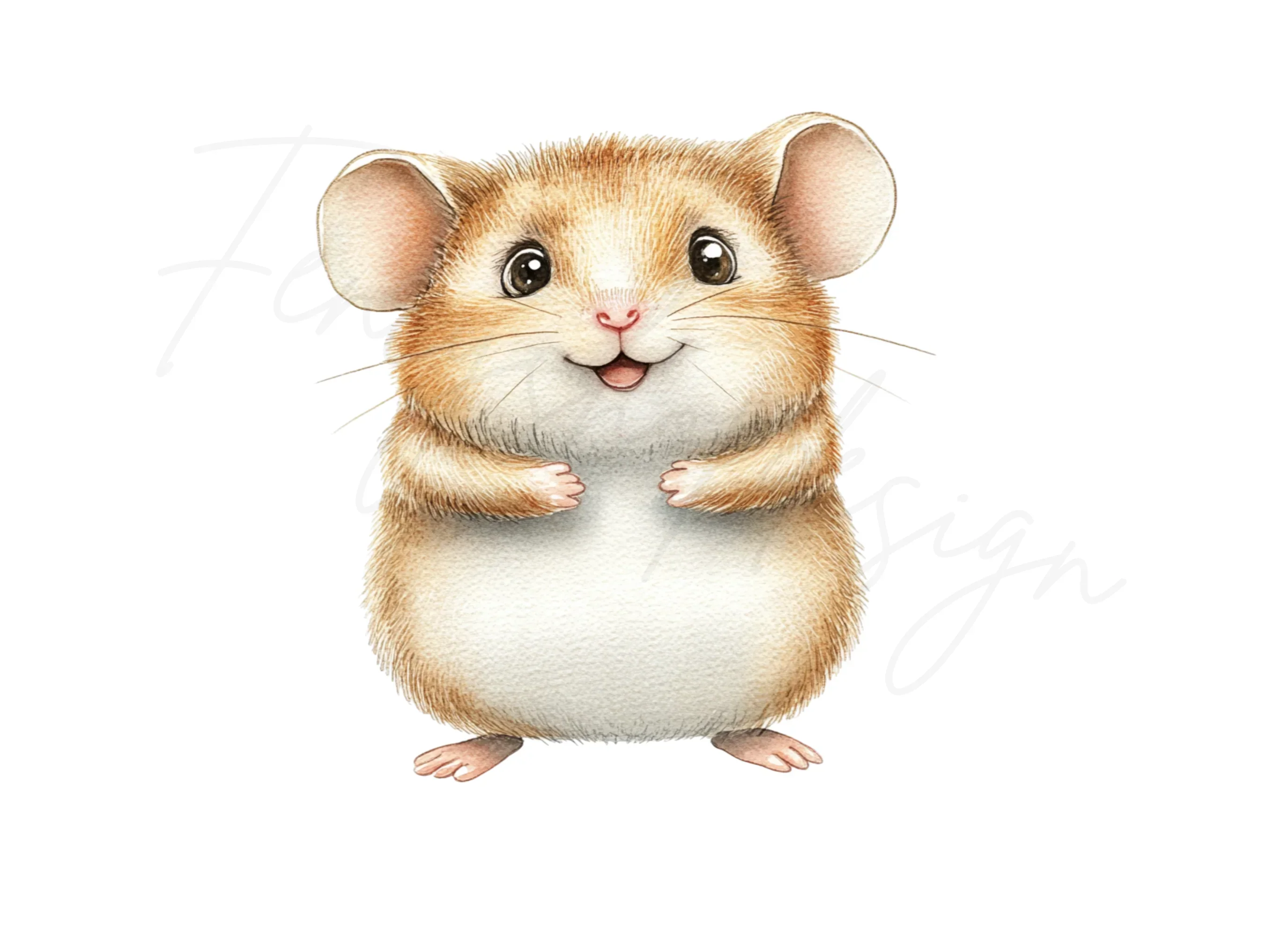 Charming Hamster Clipart Bundle - Image 3