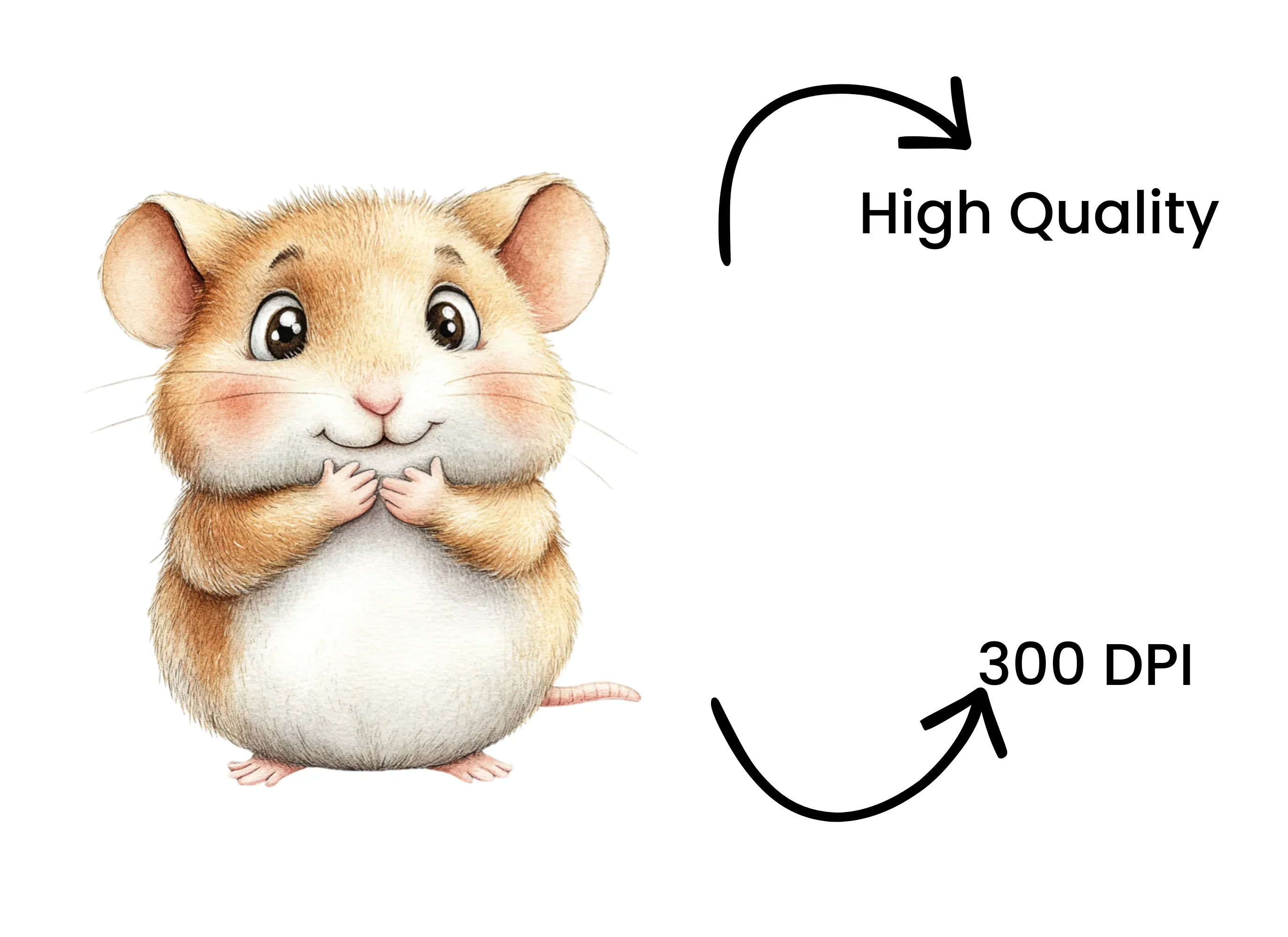 Charming Hamster Clipart Bundle - Image 4