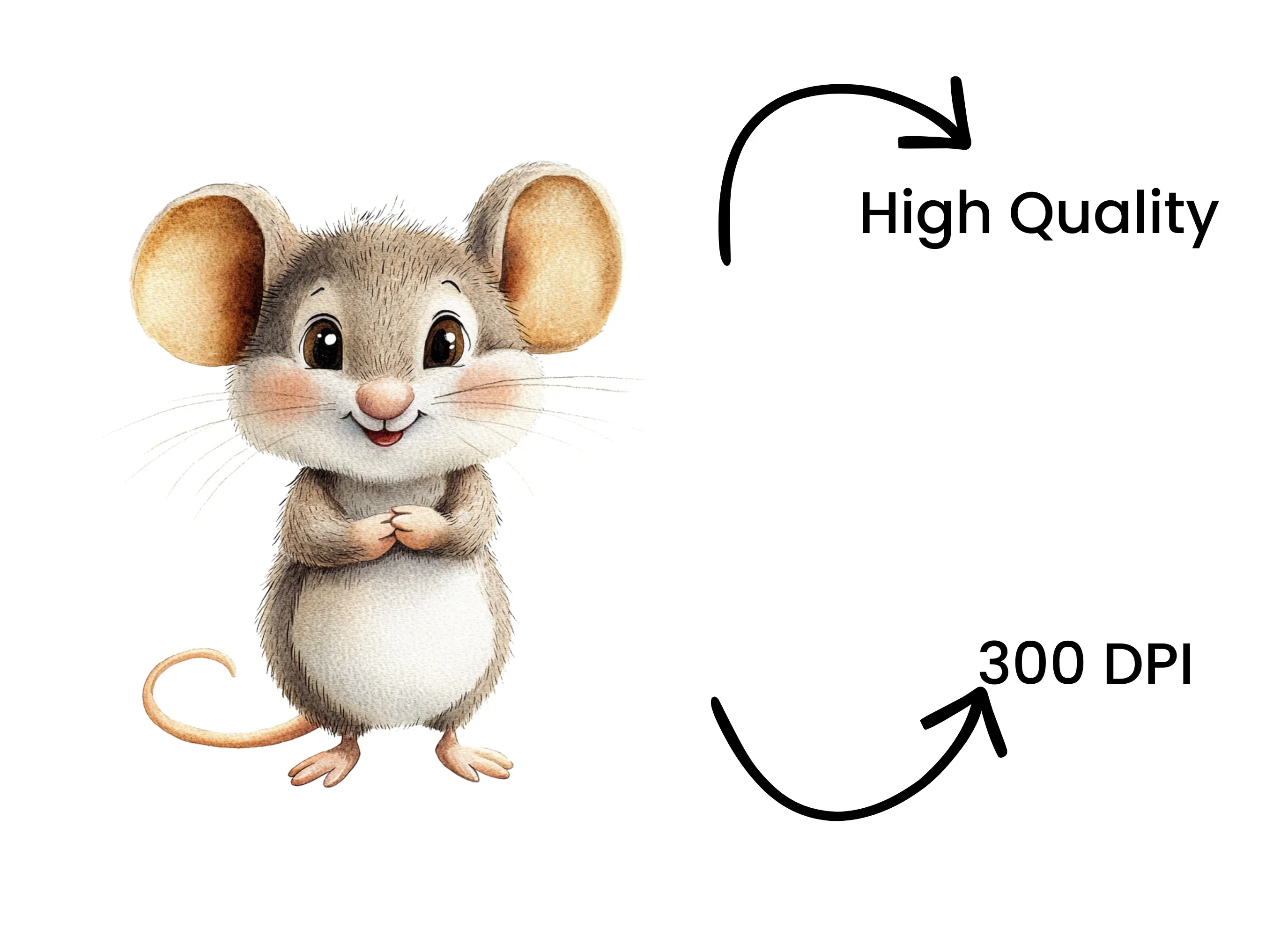 Charming Mouse Clipart Bundle - Image 4