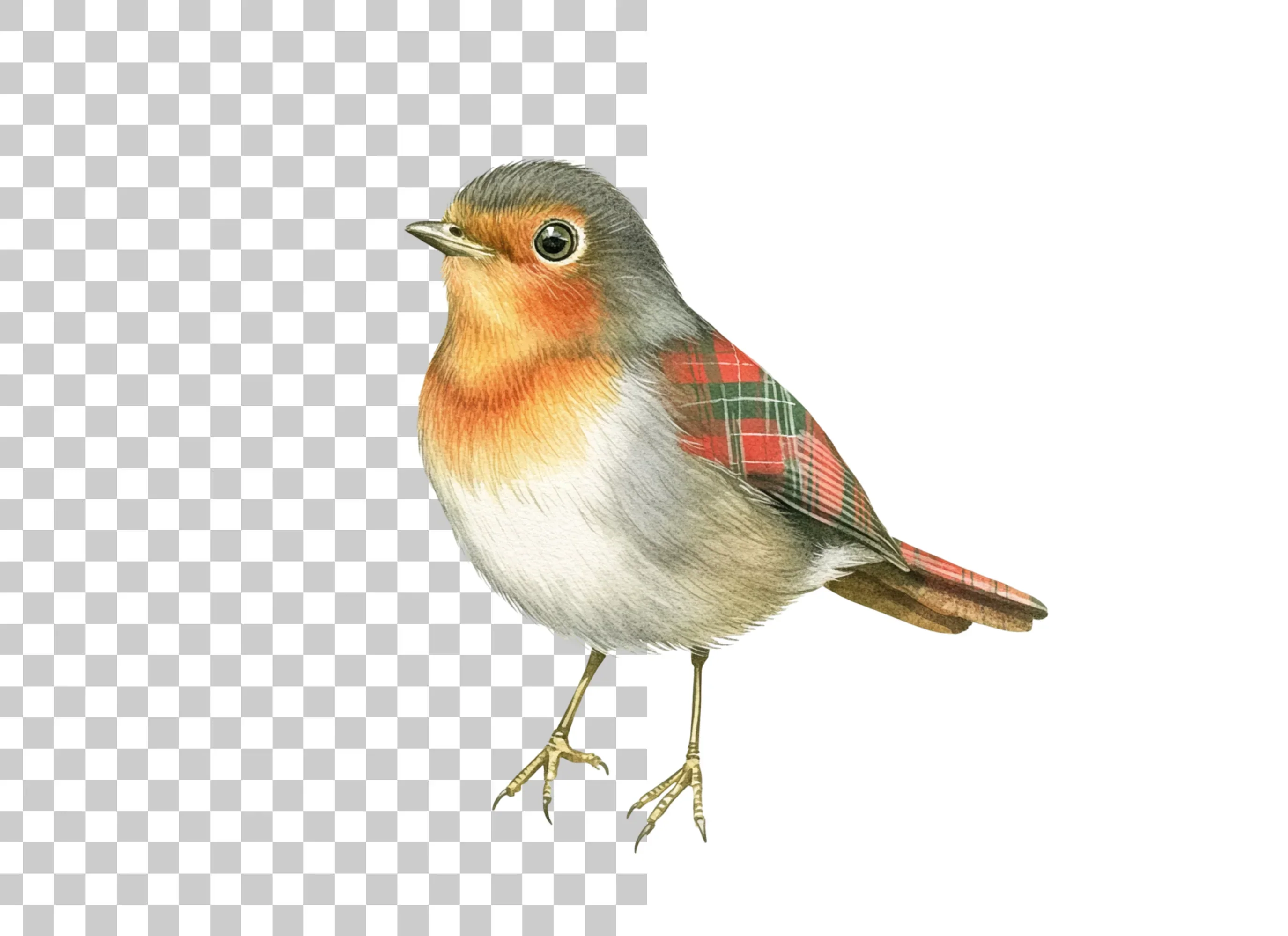 Charming Robin Bird Clipart Bundle - Image 6