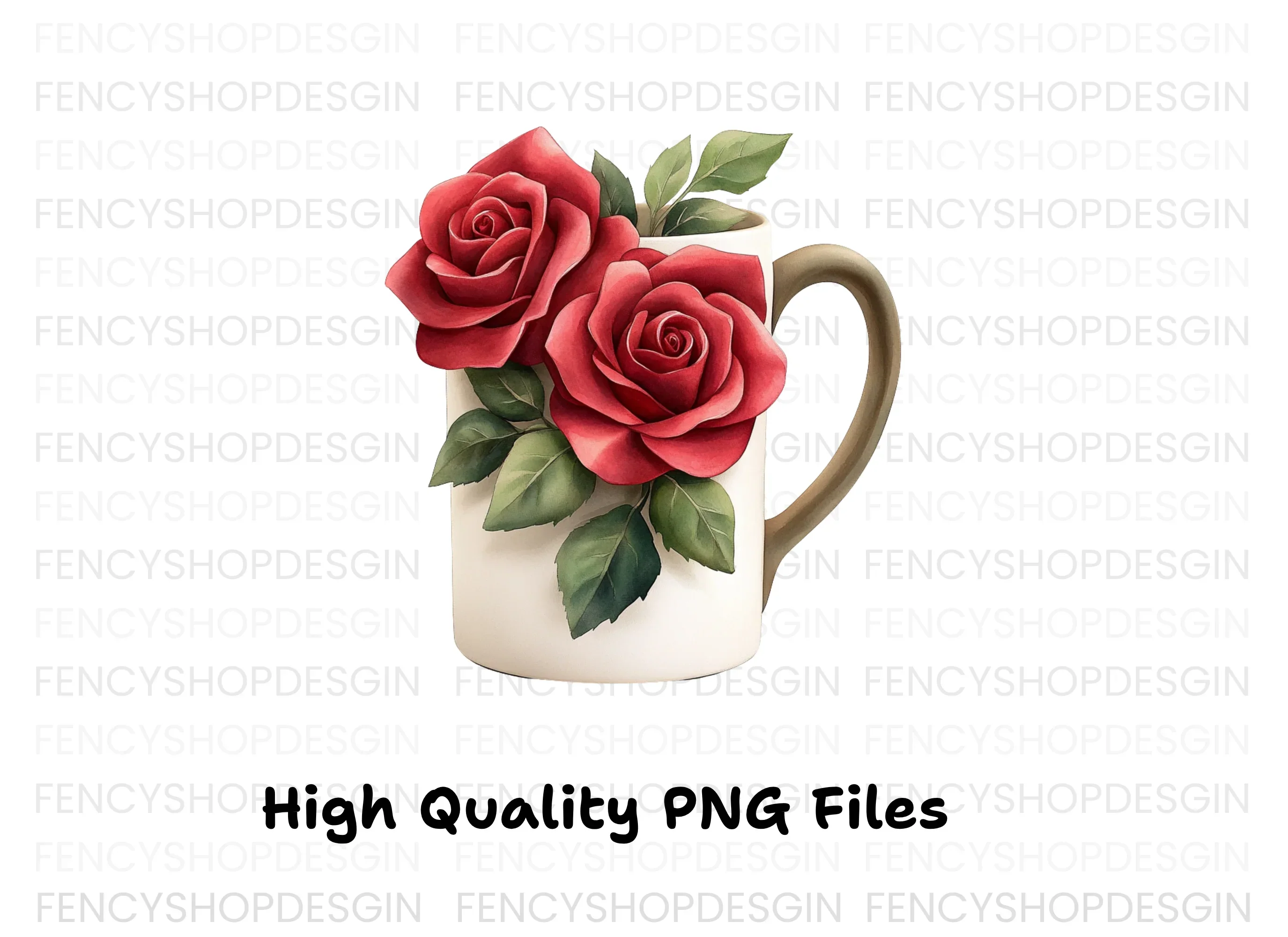 Charming Rose Decorated Clipart Bundle - Image 2