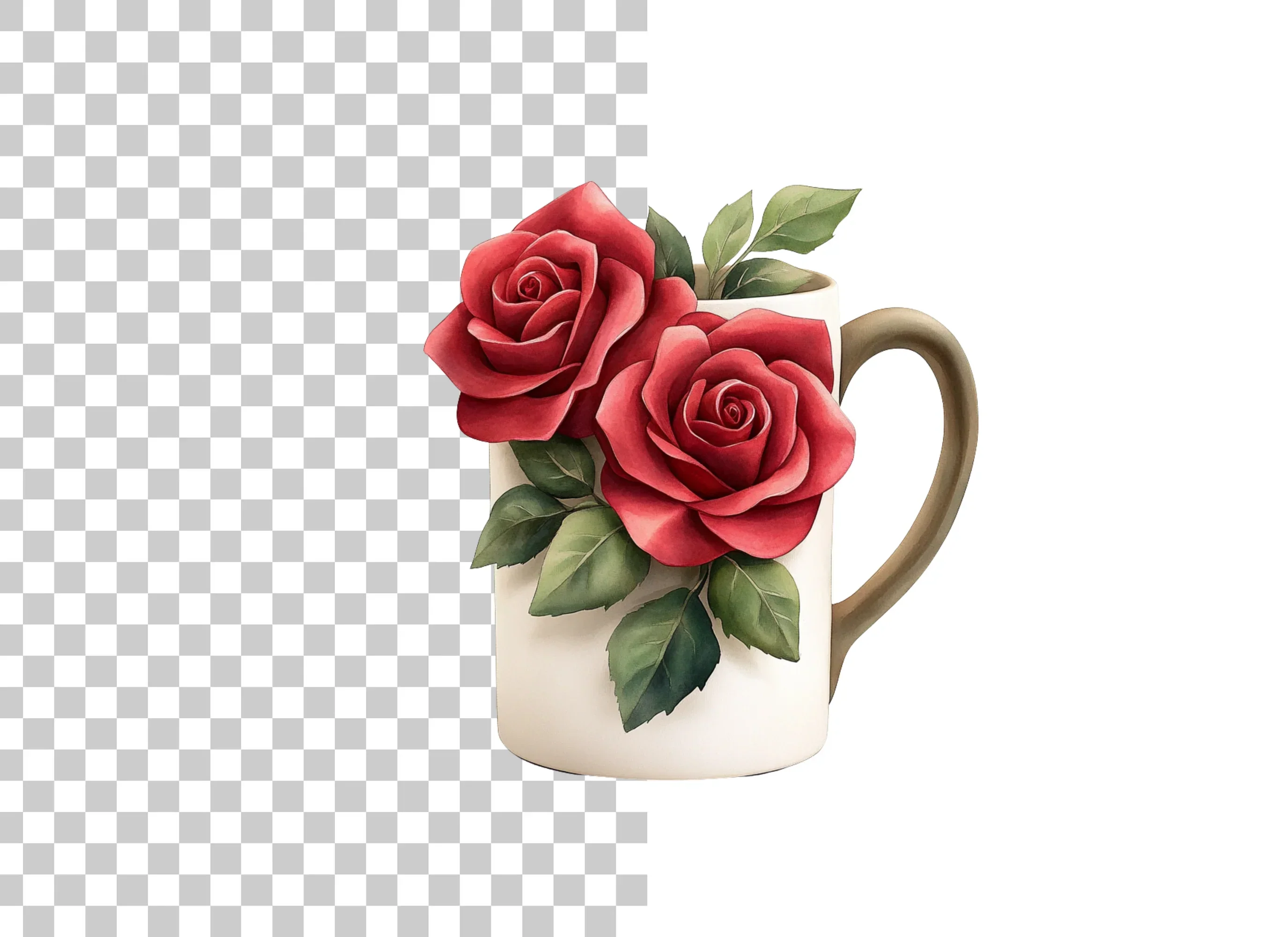 Charming Rose Decorated Clipart Bundle - Image 6