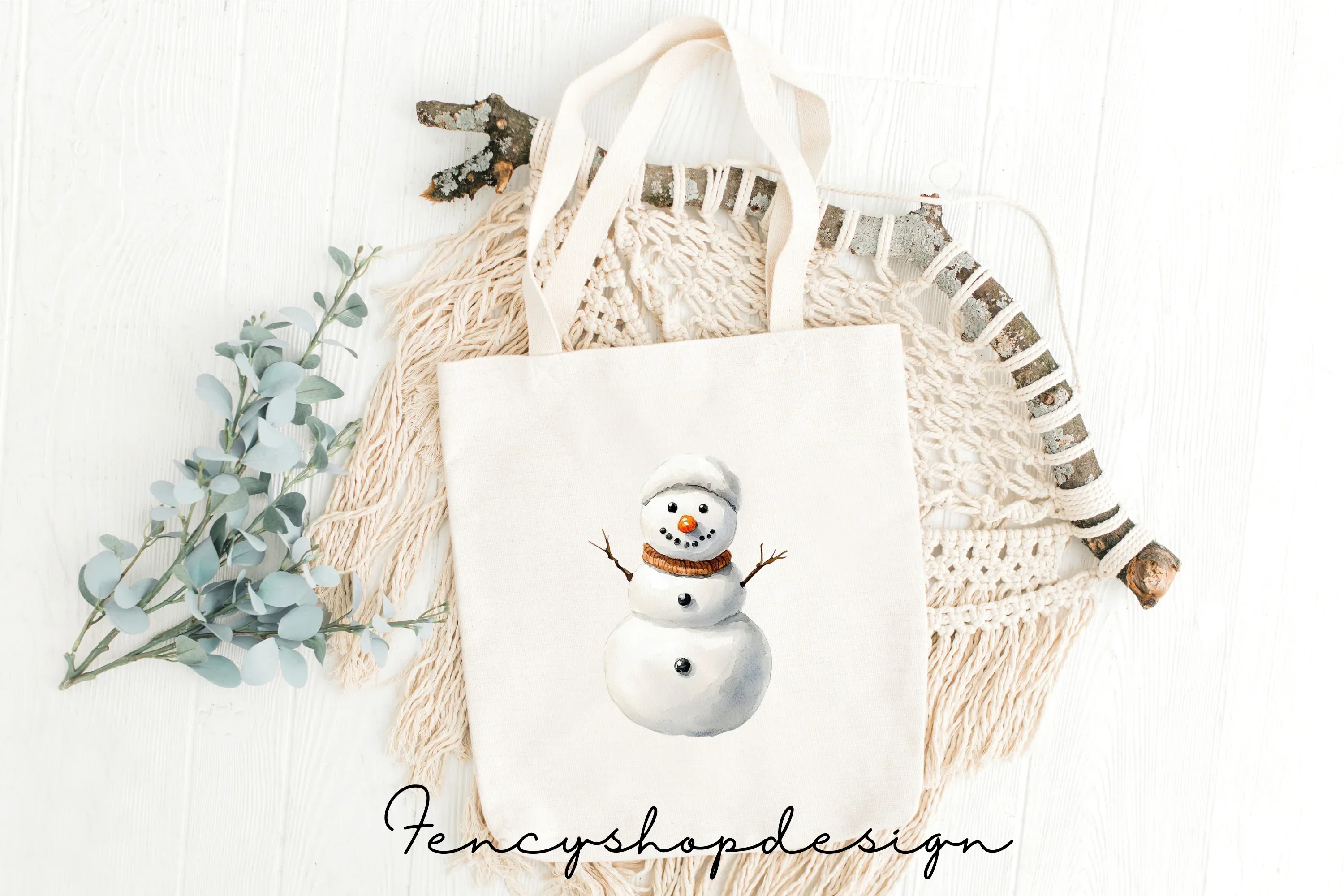 Charming Snowmen Clipart Bundle - Image 8