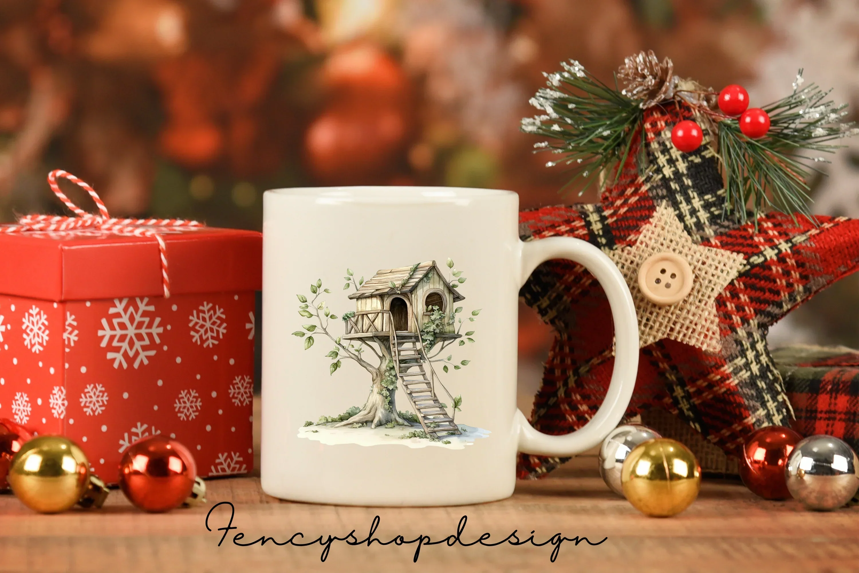 Charming Treehouse Clipart Bundle - Image 3