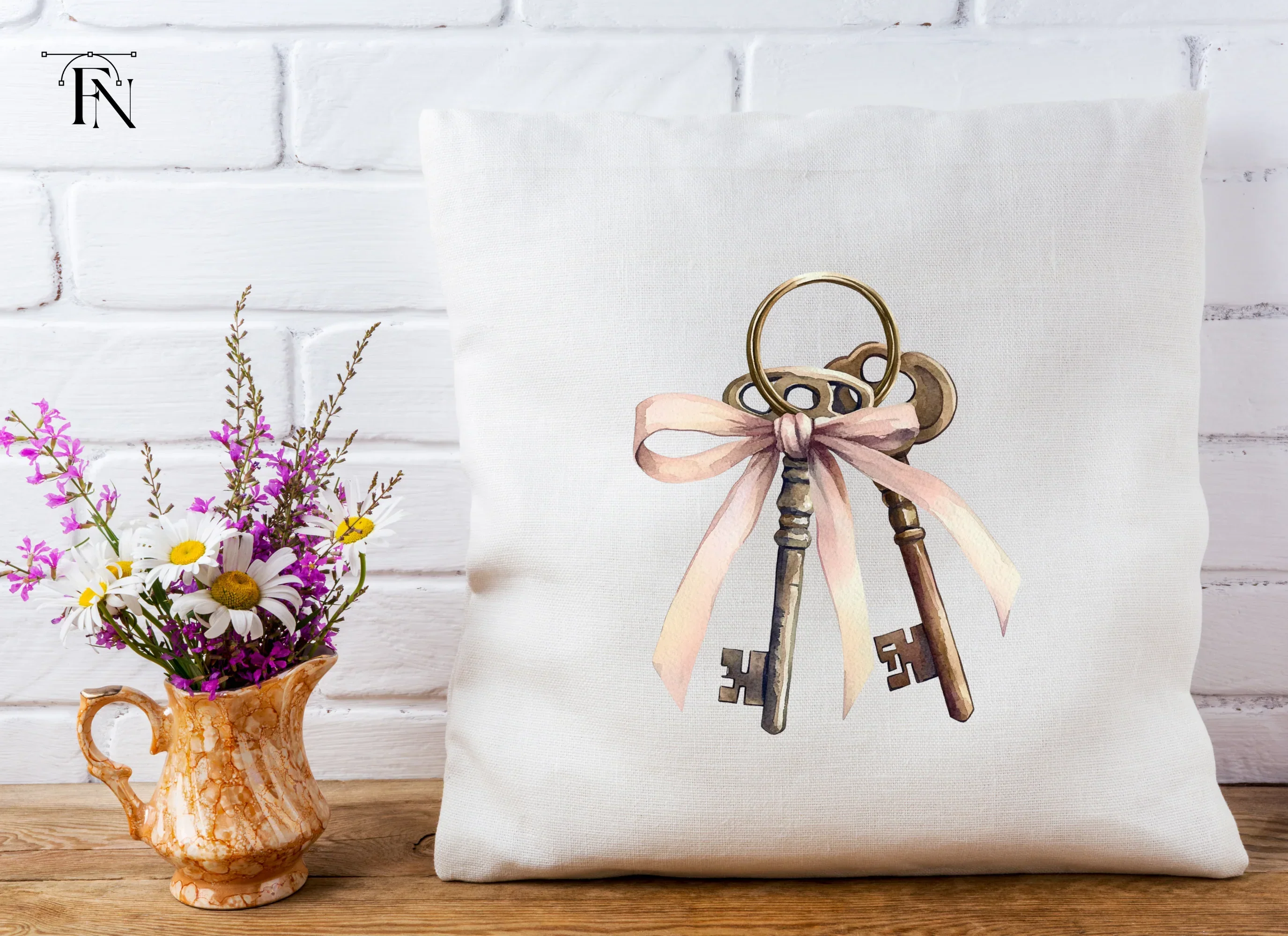 Charming Vintage Key Clipart Bundle - Image 3