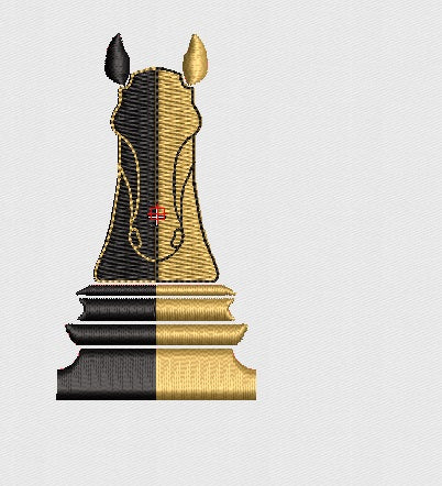 Chess Embroidery Design
