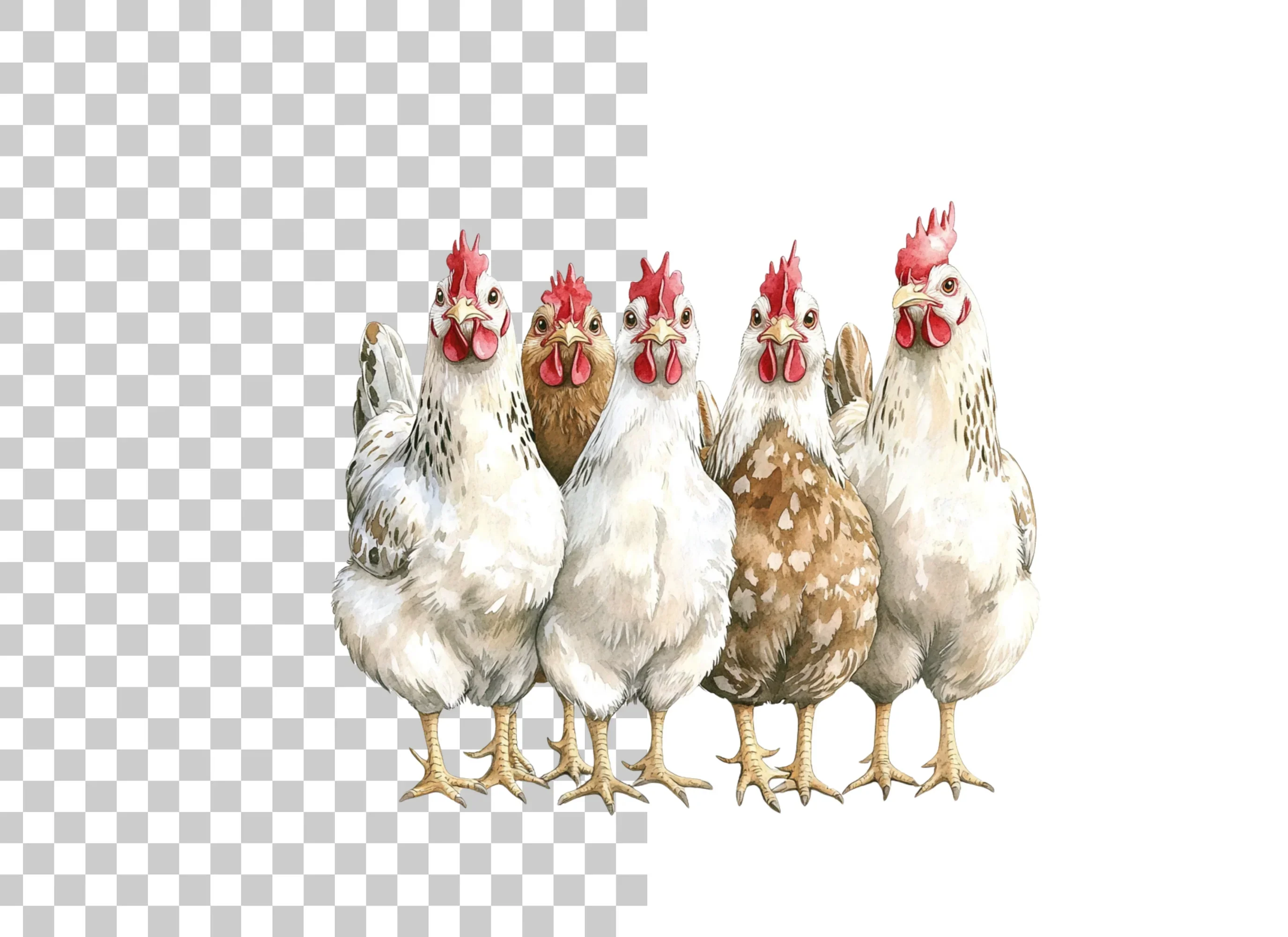Chicken Clipart Bundle - Image 6