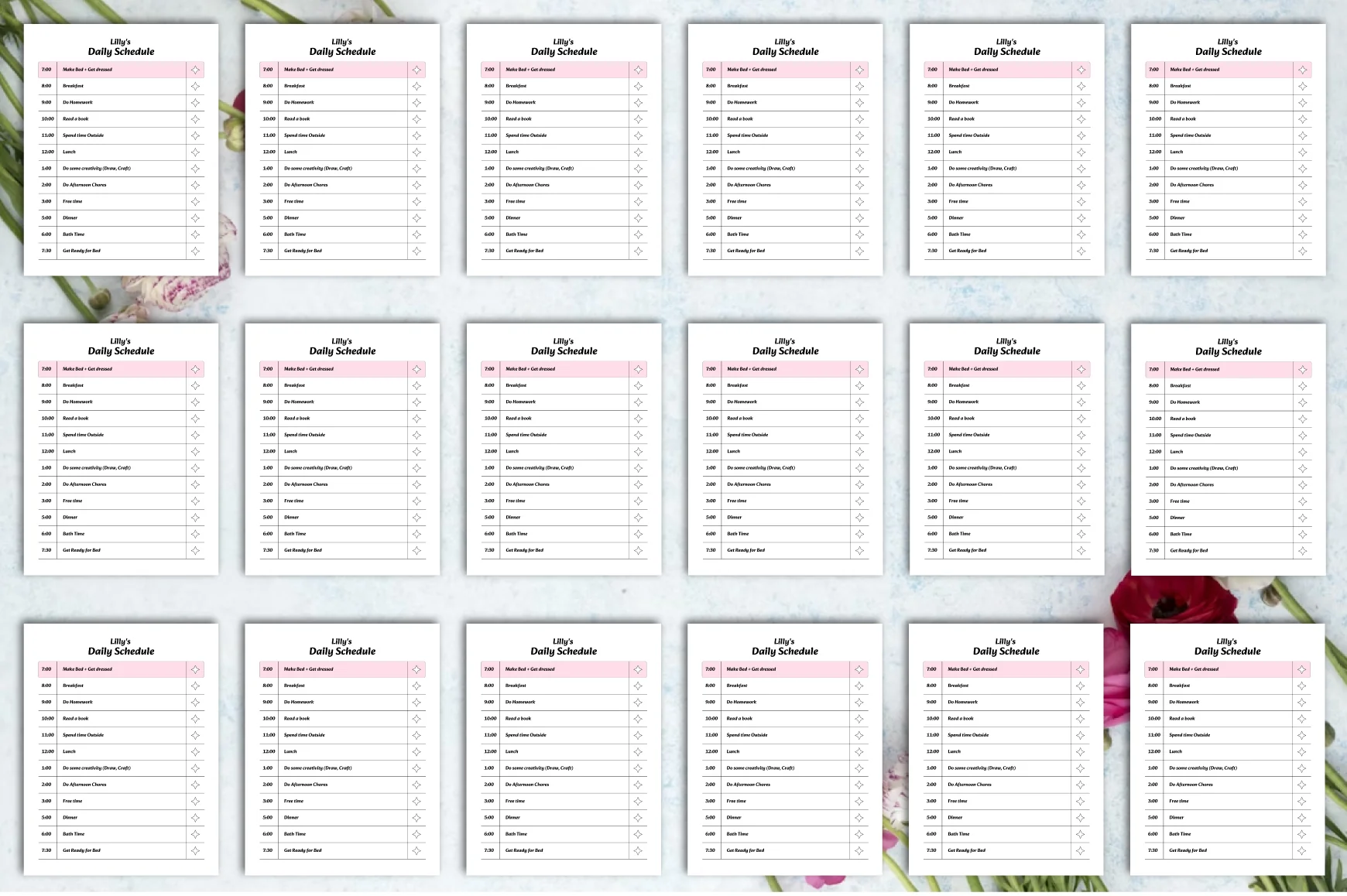 Chore Chart for Kids Planner - Image 2