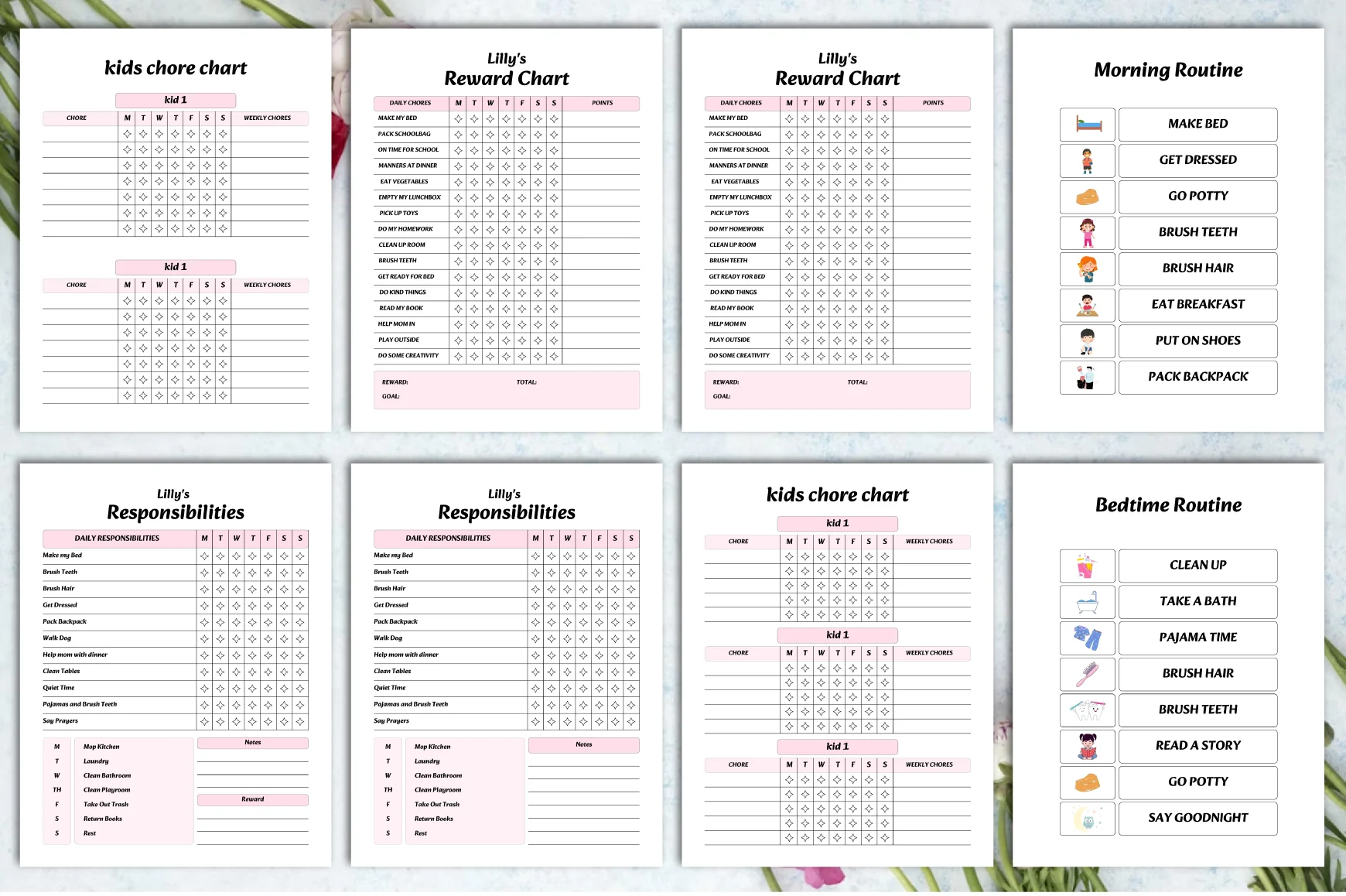 Chore Chart for Kids Planner - Image 3