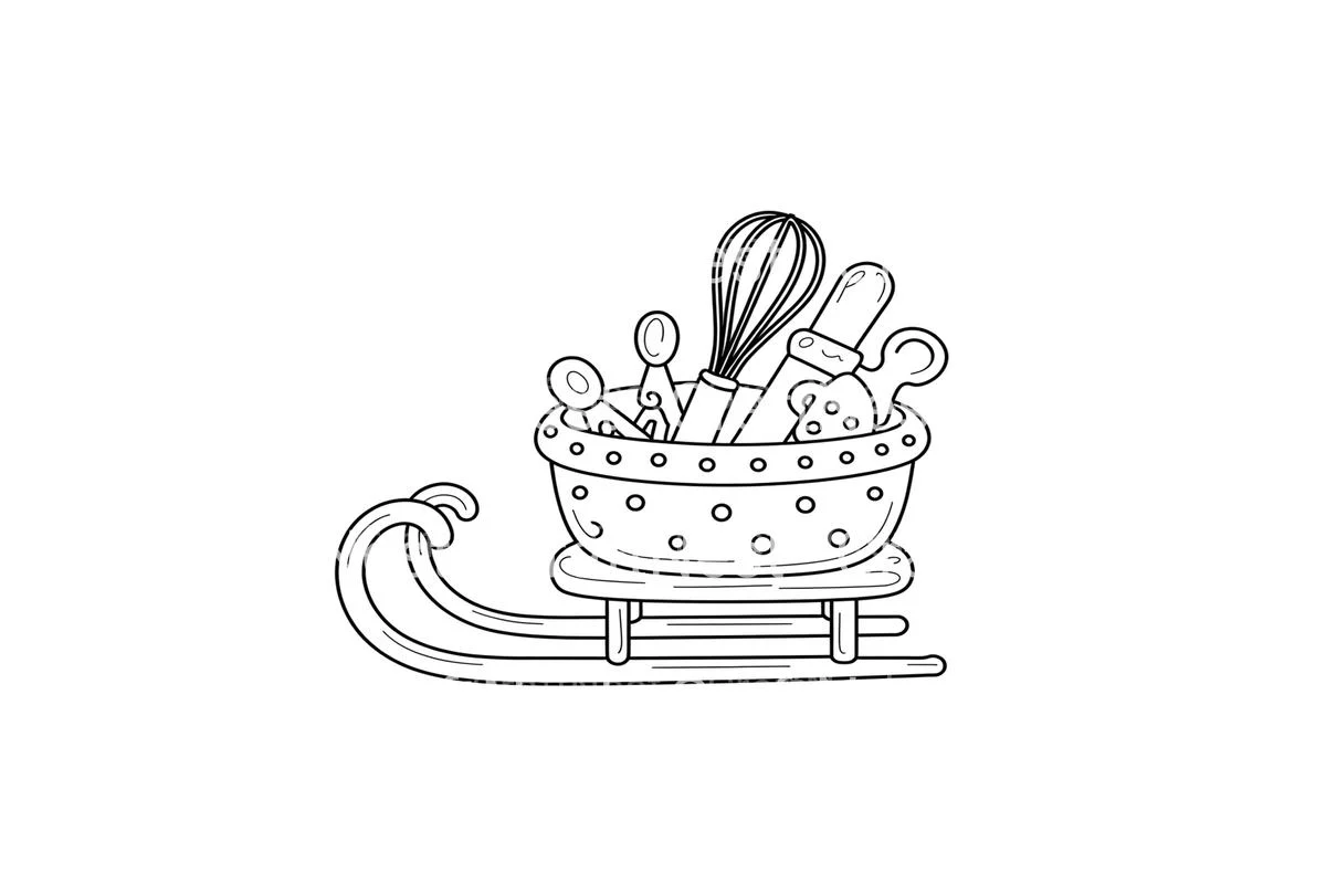 Christmas Baking Sleigh Coloring Books - Image 4