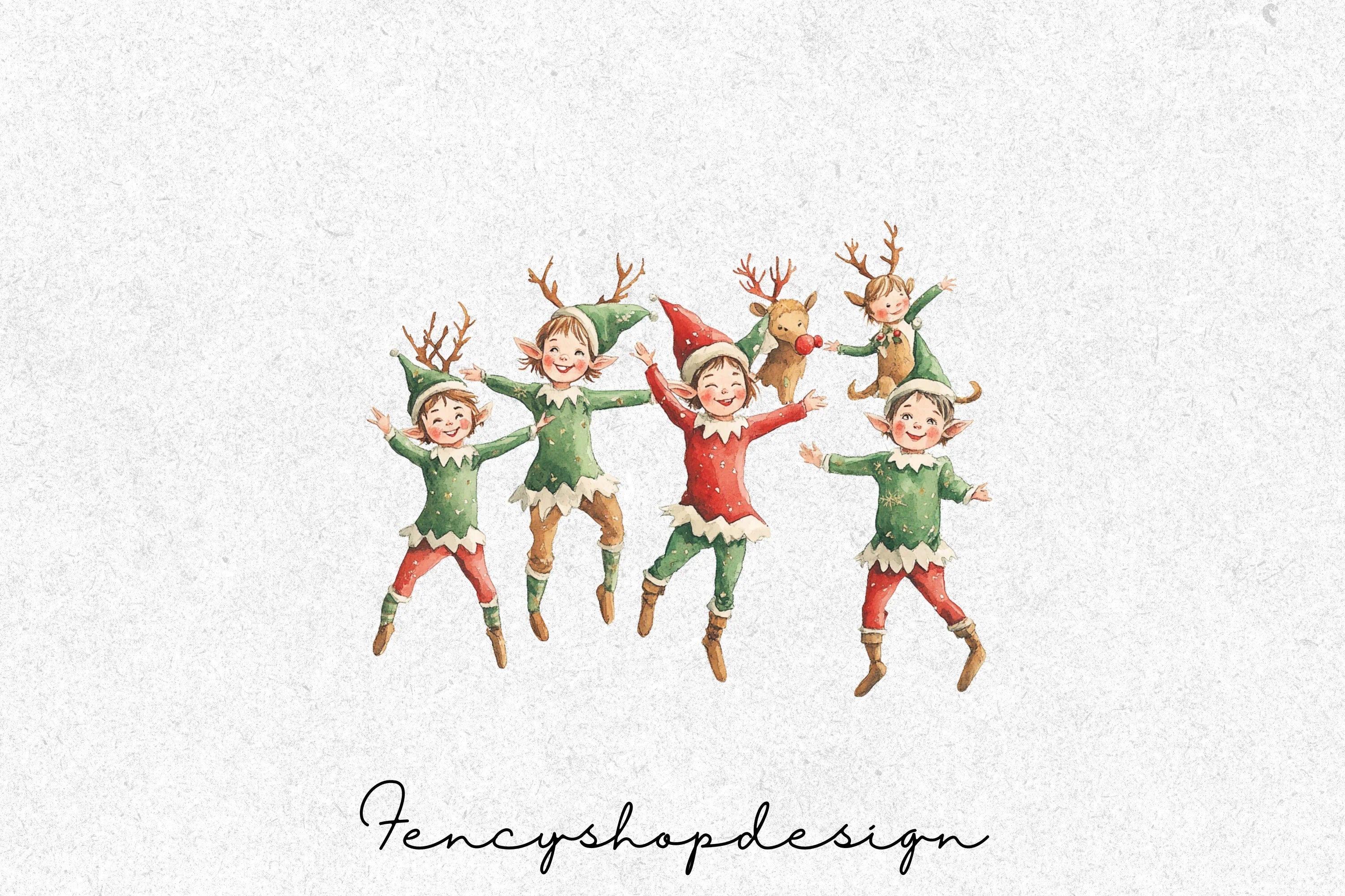 Christmas Ballet Stage Performance Clipart Bundle - Image 7