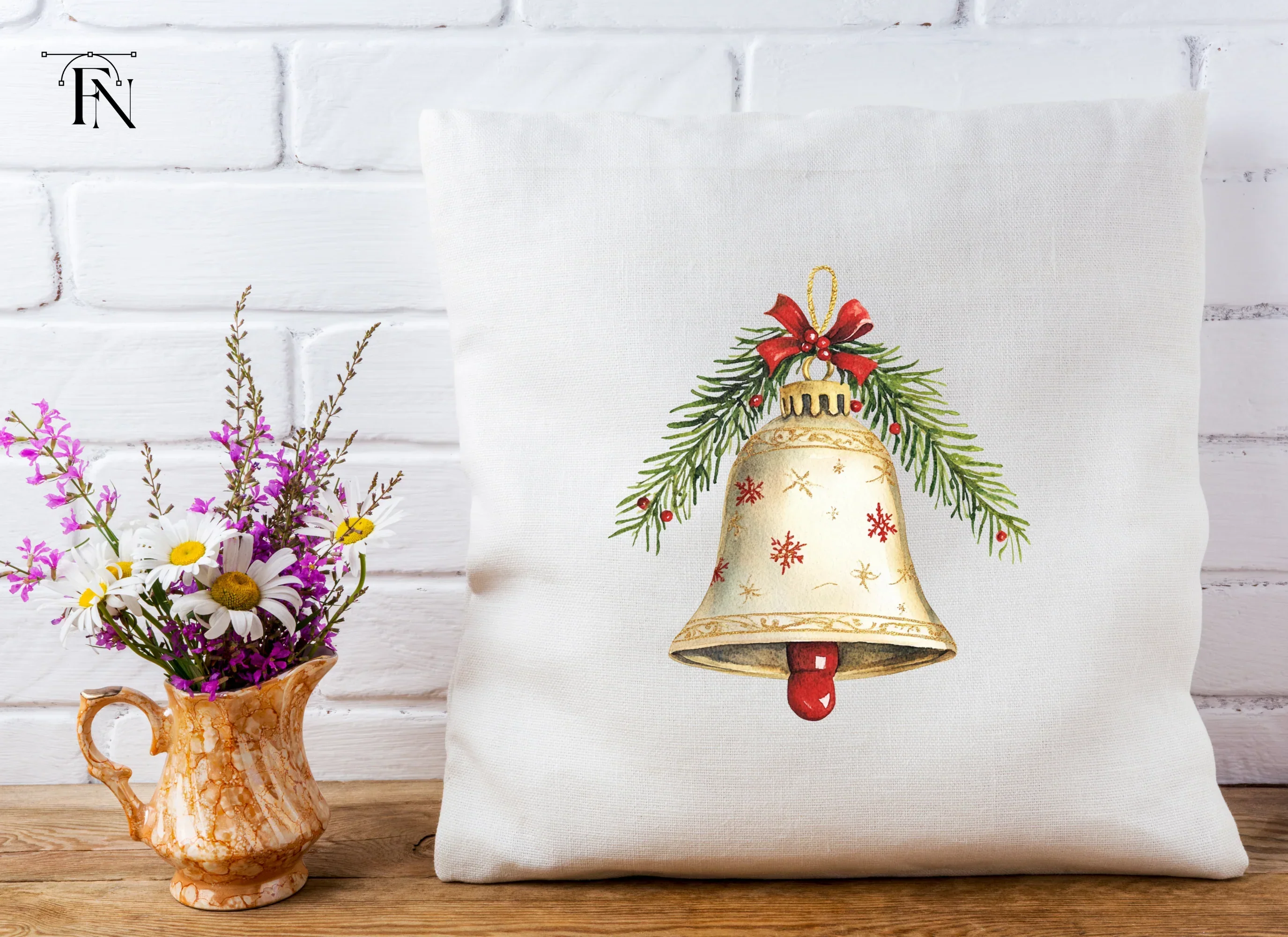 Christmas Bells Clipart Bundle - Image 5