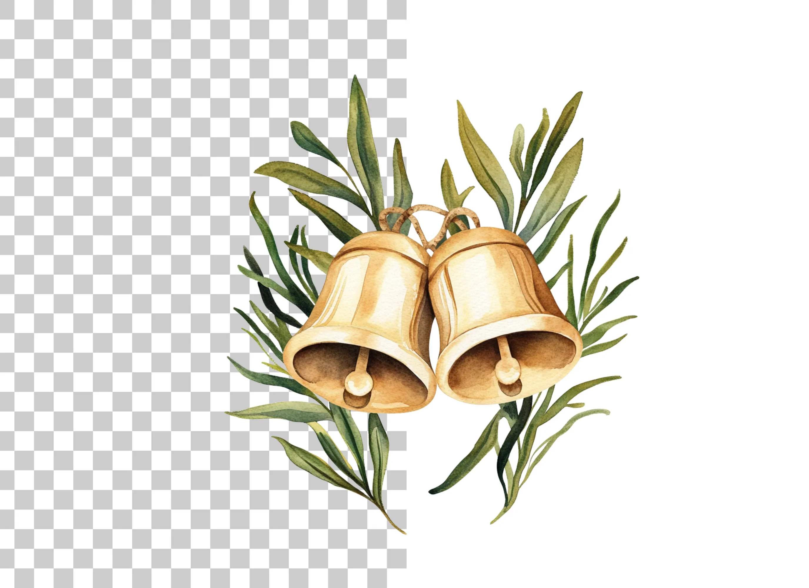 Christmas Bells Clipart Bundle - Image 2