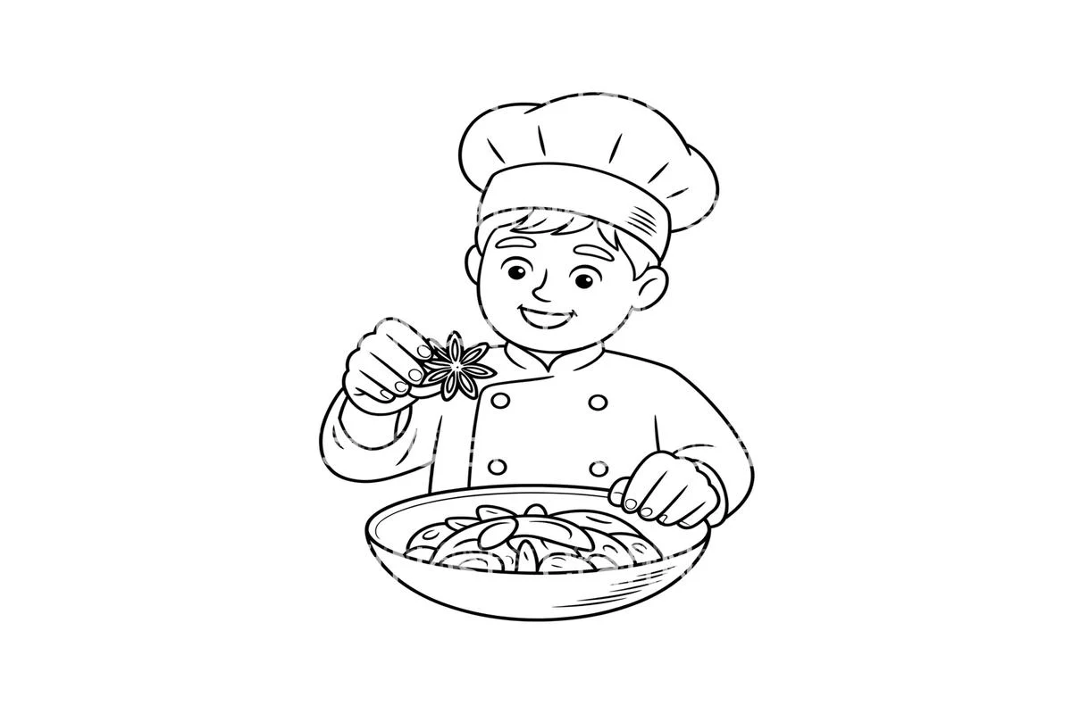 Christmas ChefFun Coloring Books - Image 3