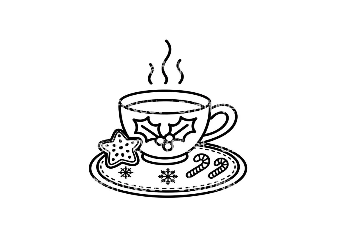 Christmas Coloring Books and Hot DrinksPlanner Coloring Books - Image 2