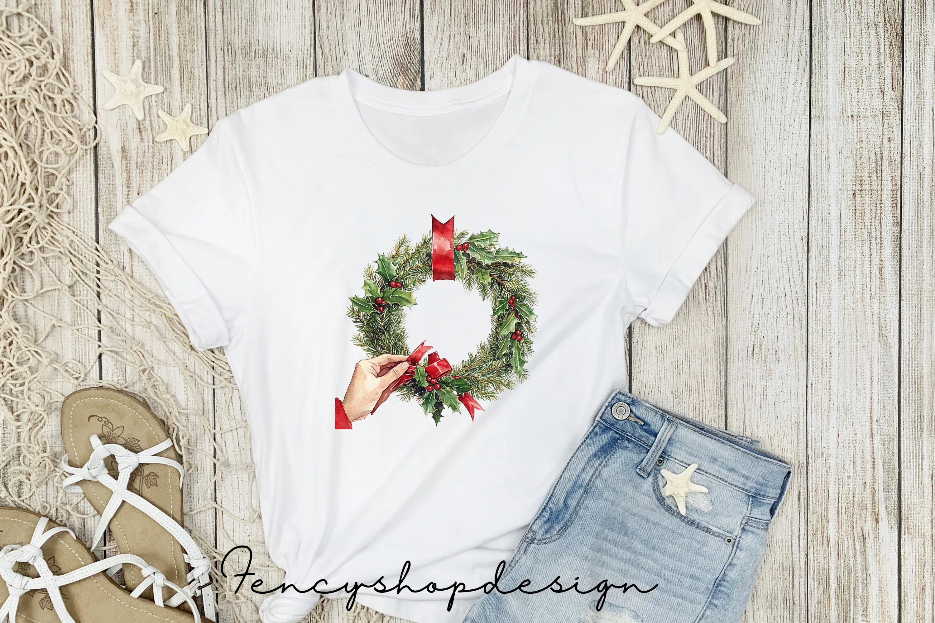 Christmas Crafting Elements Clipart Bundle - Image 6