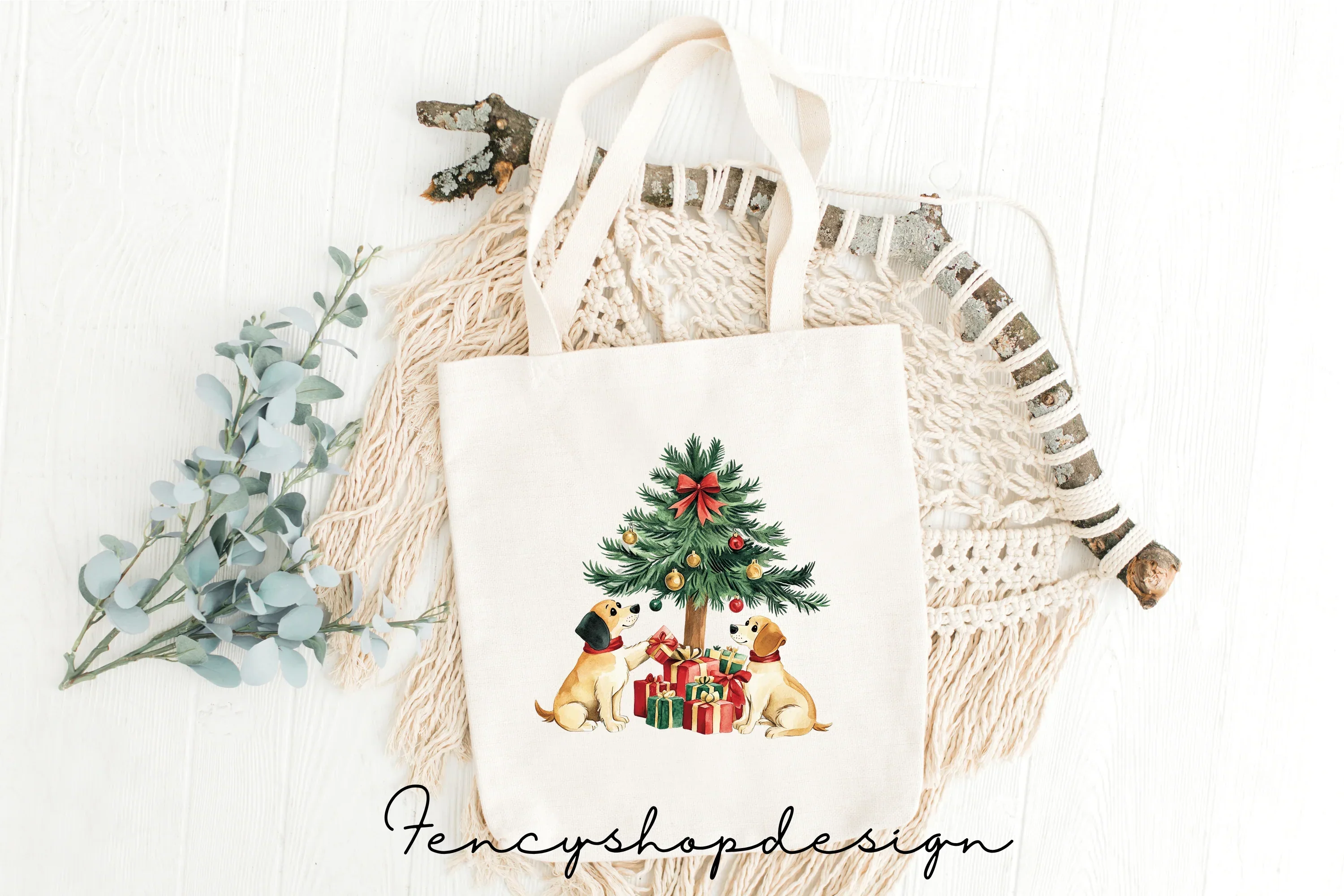 Christmas Dogs and Bakery Clipart Bundle - Image 8