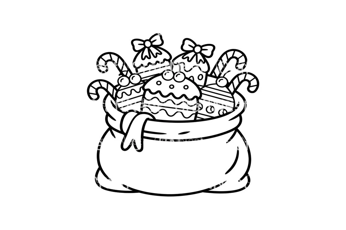 Christmas Gift Bags Coloring Books - Image 3
