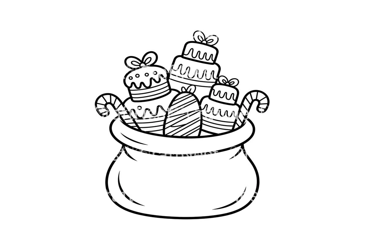 Christmas Gift Bags Coloring Books - Image 4