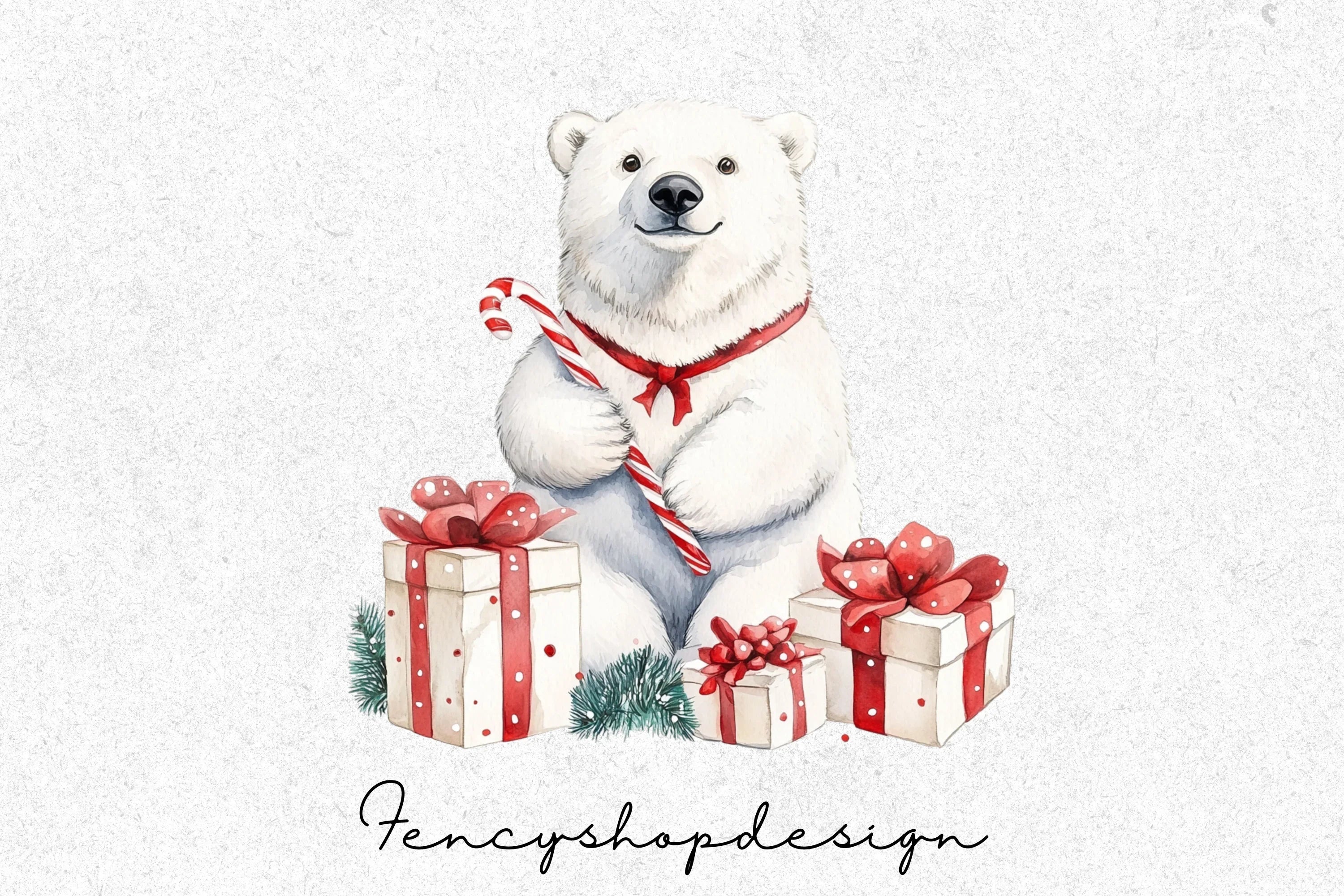 Christmas Gift Box Clipart Bundle - Image 4