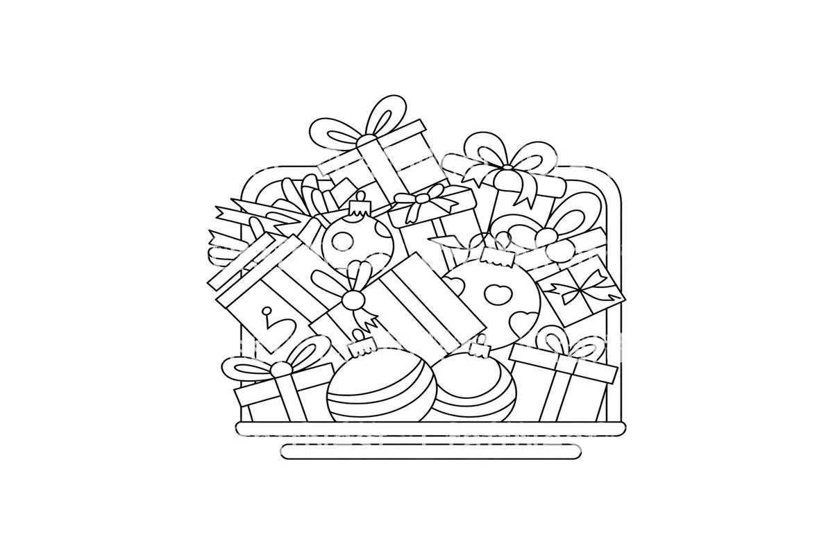 Christmas Gift Delivery Trucks Coloring Books - Image 3