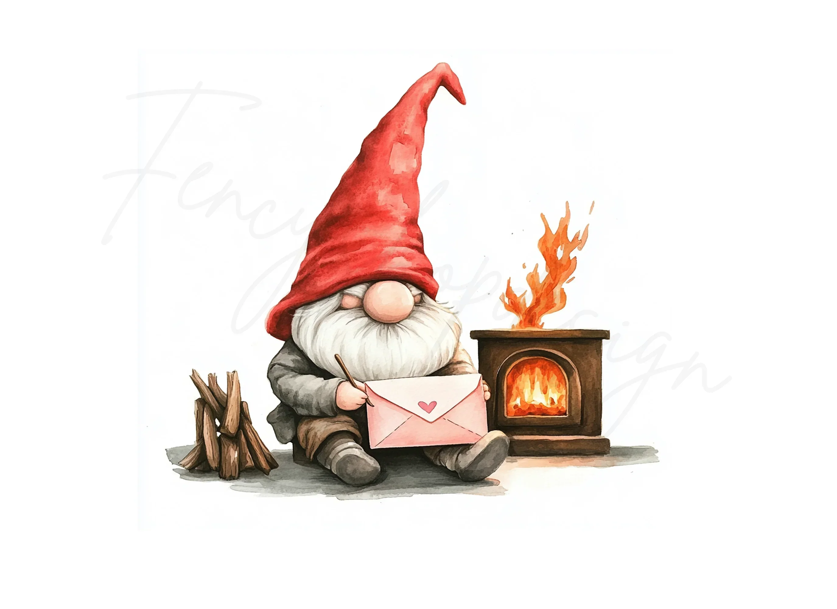 Christmas Gnomes Alphabet Clipart Bundle - Image 3