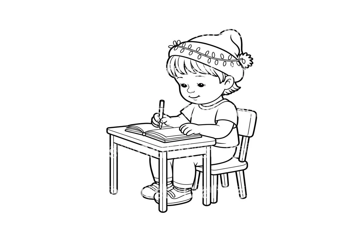 Christmas Kids Coloring Books - Image 3