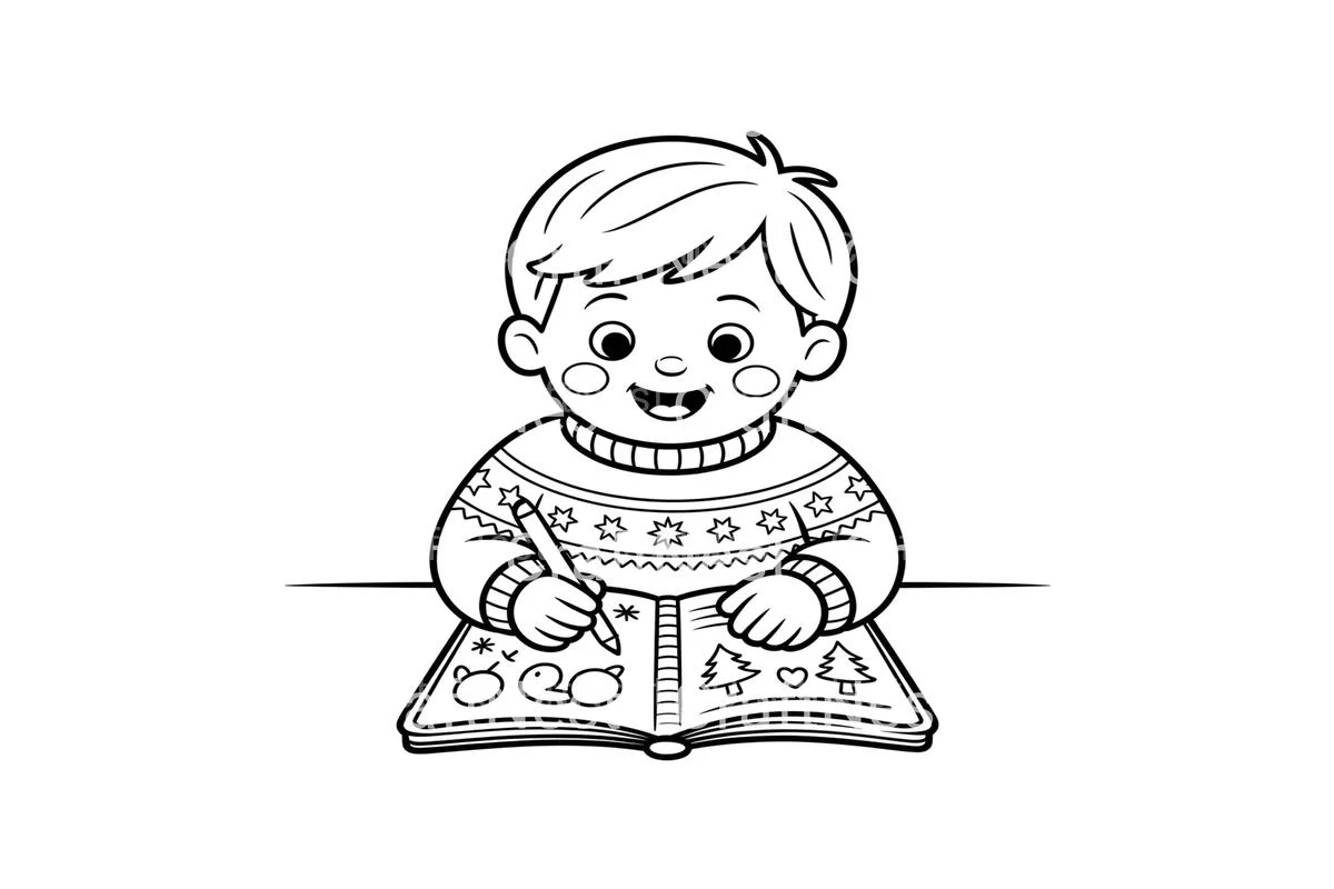 Christmas KidsFun Coloring Books - Image 3