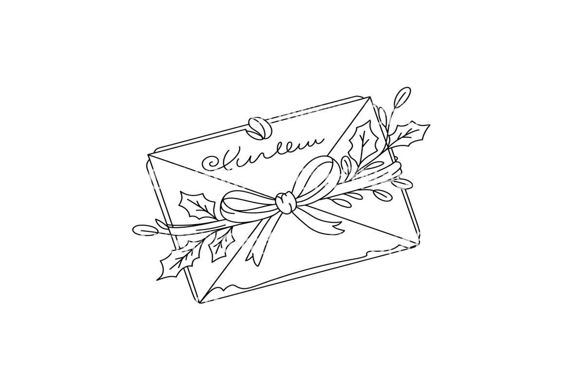 Christmas Letter Coloring Books - Image 2