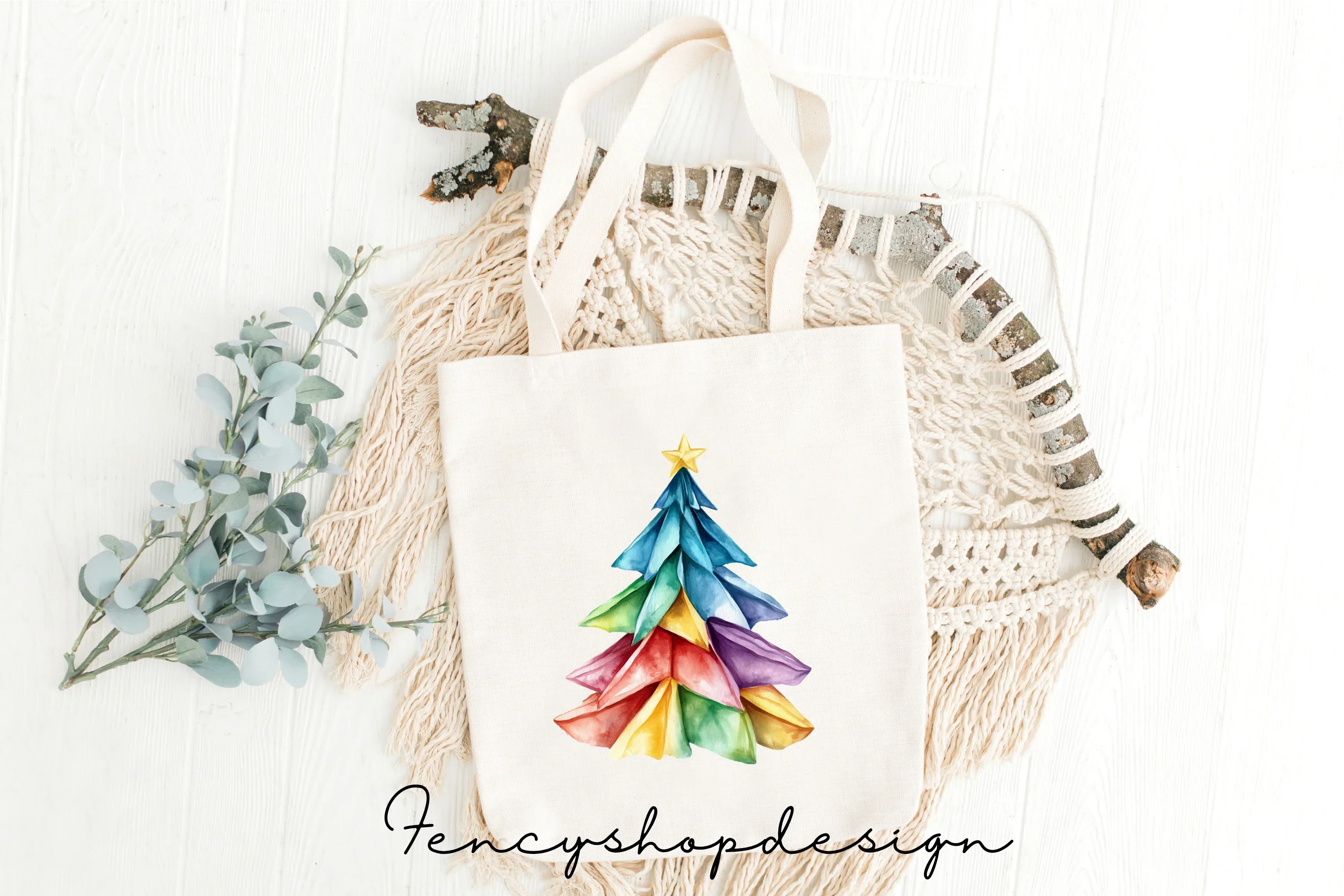 Christmas Mandala Santa Hat Clipart Bundle - Image 2