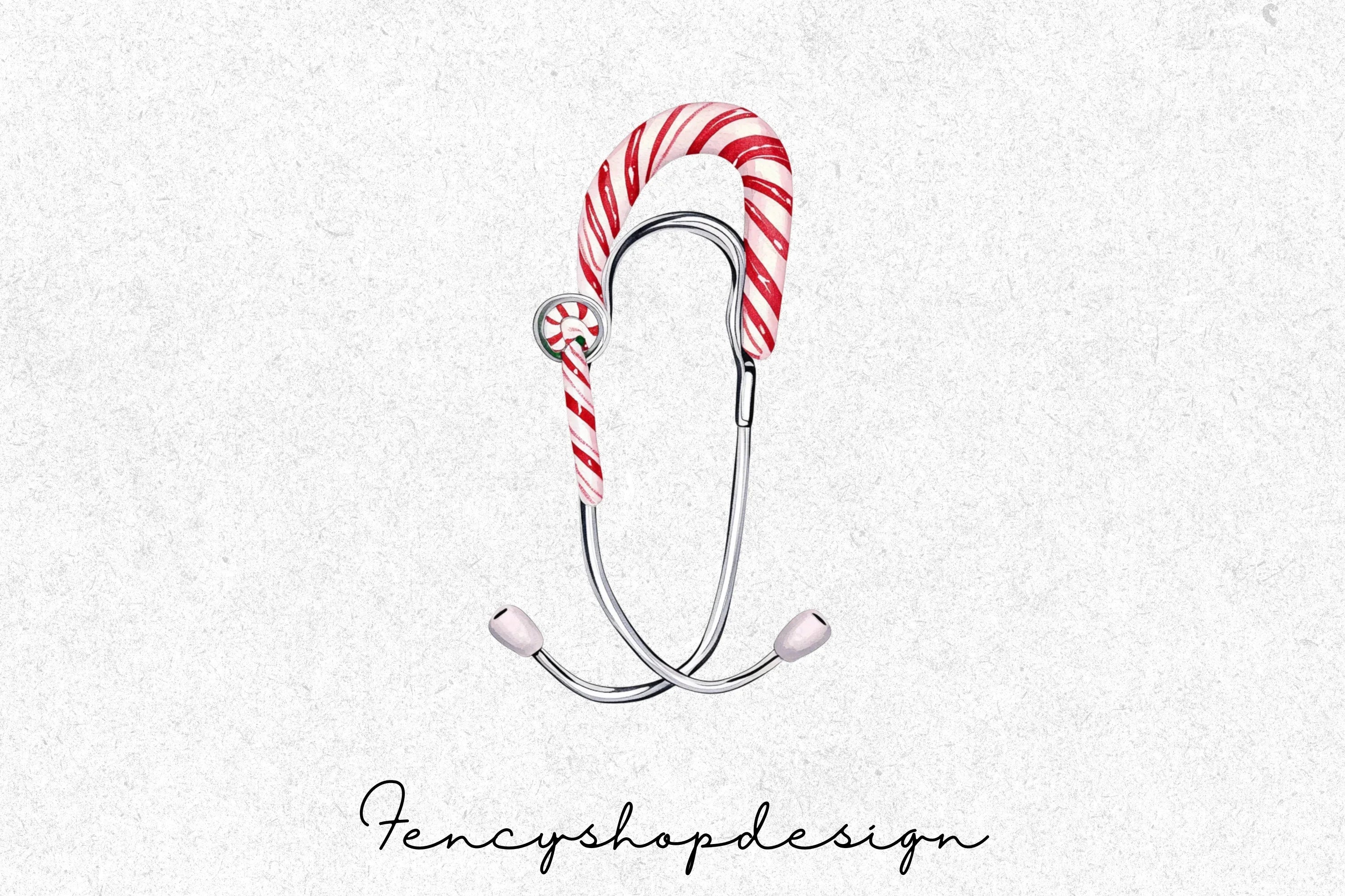 Christmas Nurses Clipart Bundle - Image 5