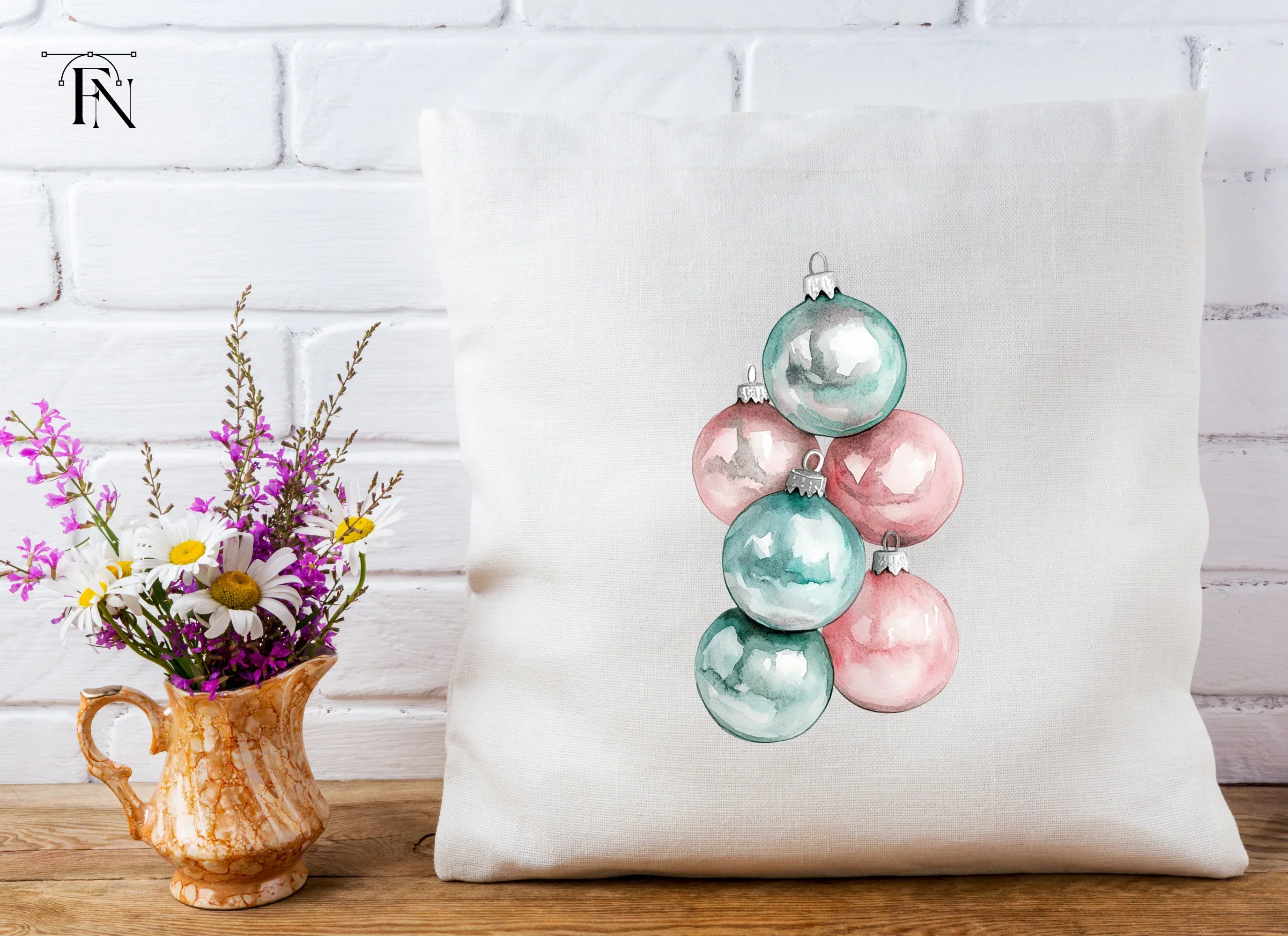 Christmas Ornament Stacks Clipart Bundle - Image 5