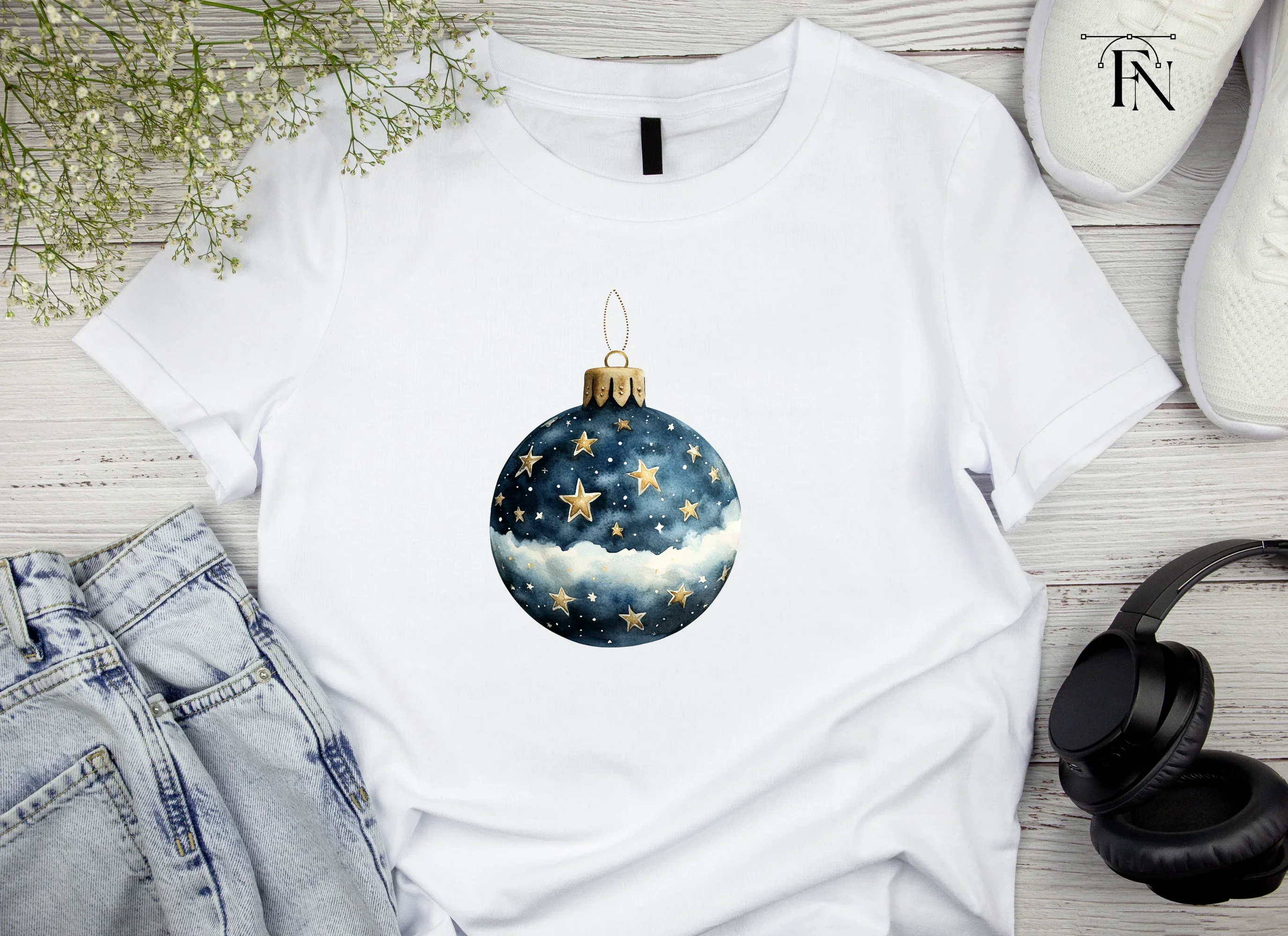 Christmas Ornaments Clipart Bundle - Image 4
