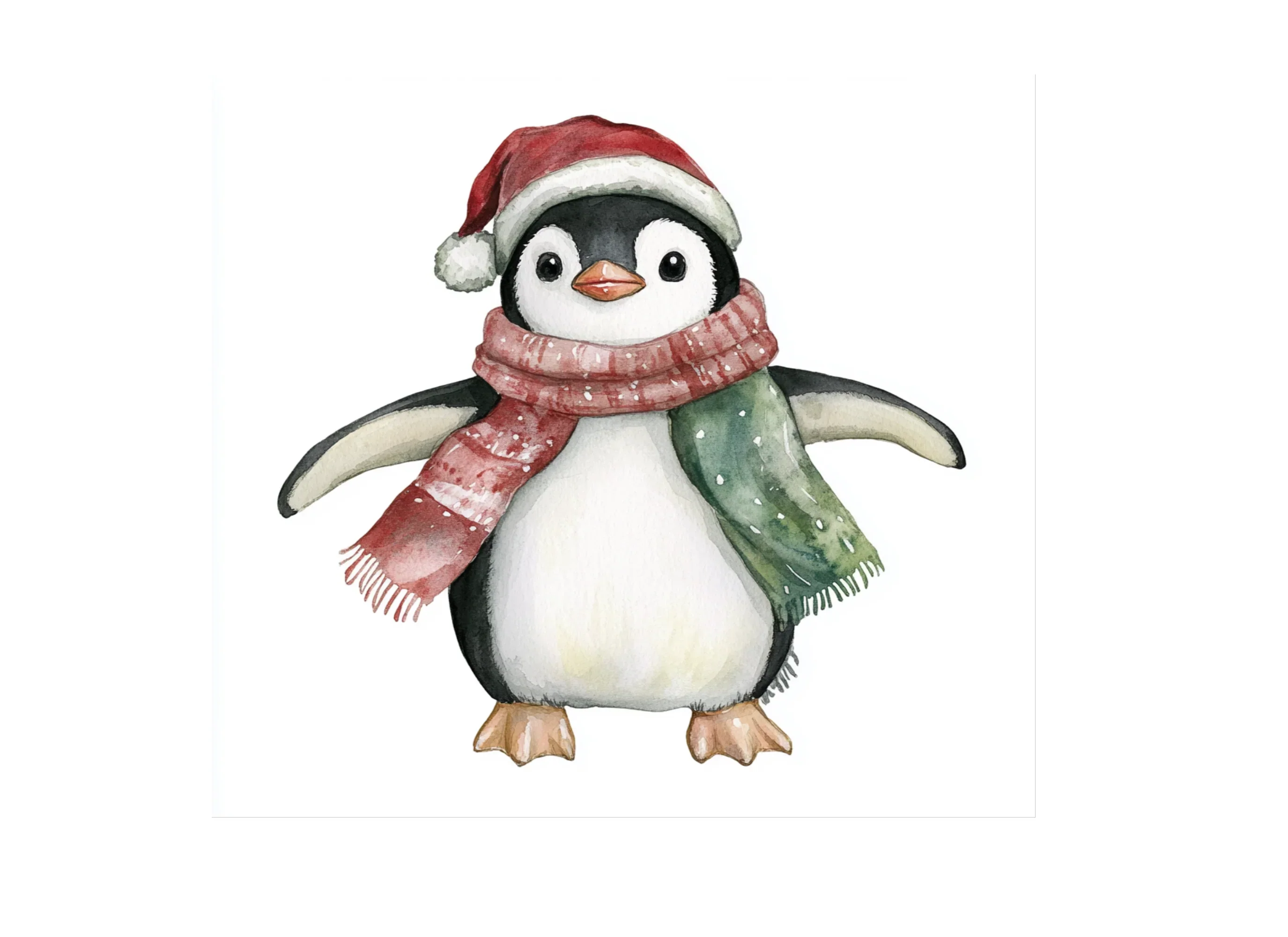 Christmas Penguin Clipart Bundle - Image 3