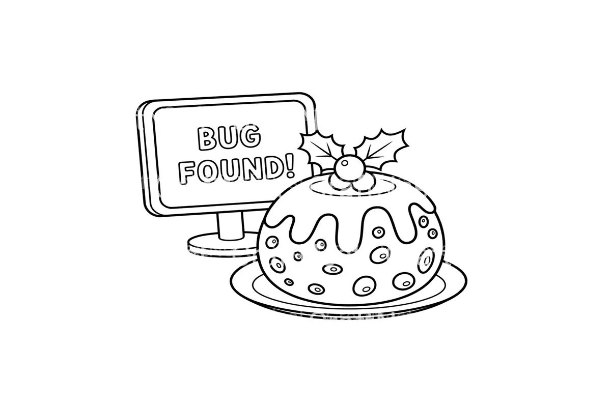 Christmas Pudding Bug Coloring Books - Image 4