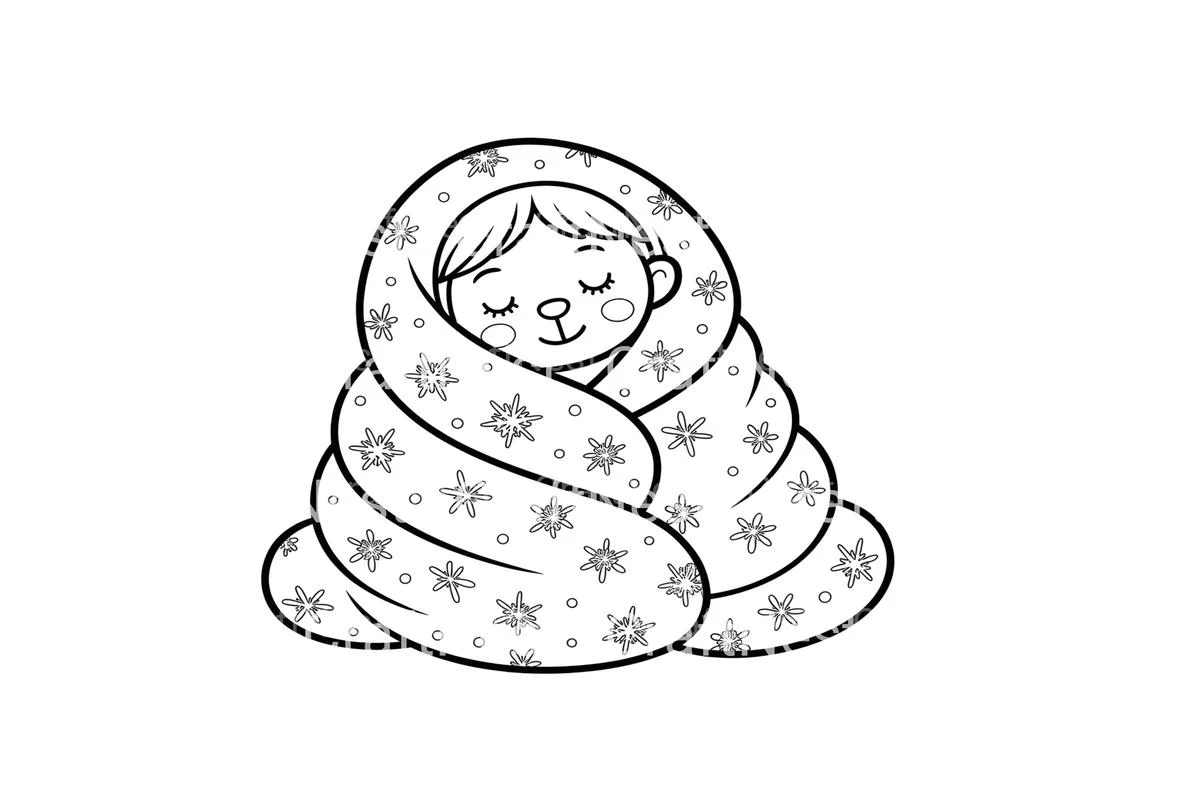 Christmas Sleepy Child Coloring Books - Image 2