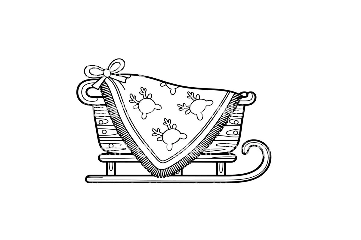 Christmas SleighsFun Coloring Books - Image 2