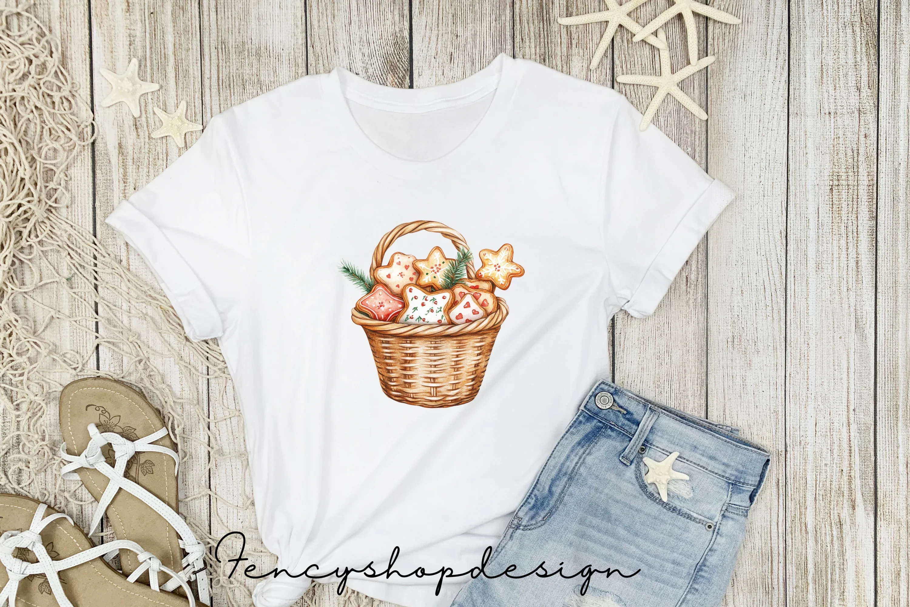 Christmas Treats Baskets Clipart Bundle - Image 5